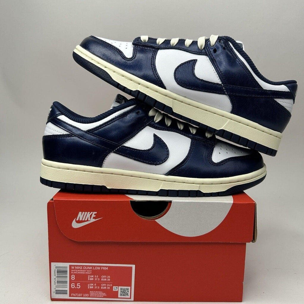 Nike Dunk Low Premium WMNS “Vintage Navy” FN7197-100 Women’s 8 New
