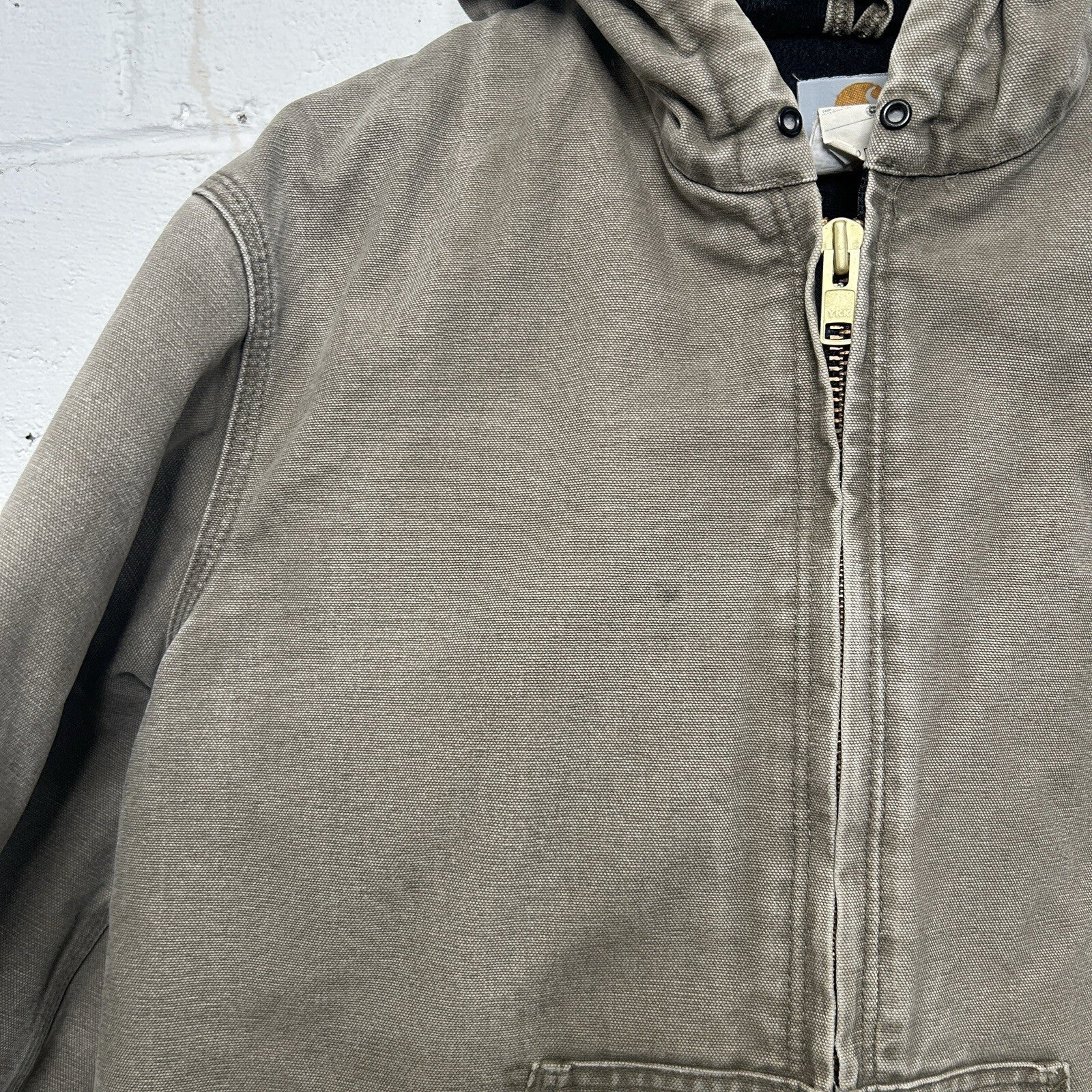 Carhartt Sandstone Quilted Hooded Active Jacket “Desert” J130 DES Men’s Medium