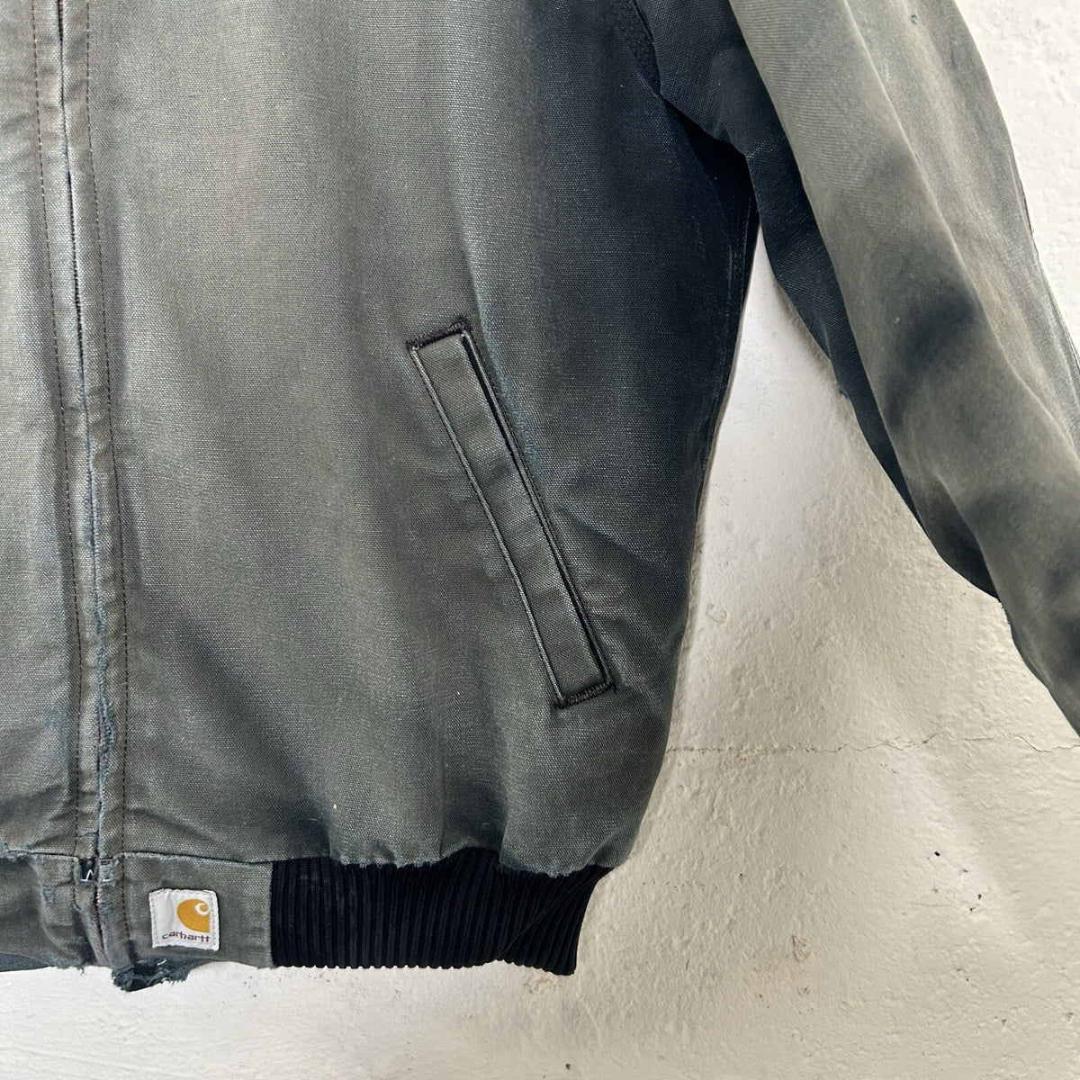 Faded Vintage Carhartt Quilted Sante Fe Jacket “Black” J13 BLK Men’s Large