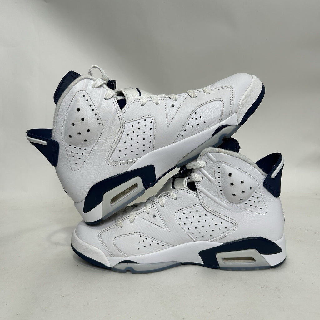 Nike Air Jordan 6 Retro OG “Midnight Navy White” CT8529-141 Men’s 8 Worn