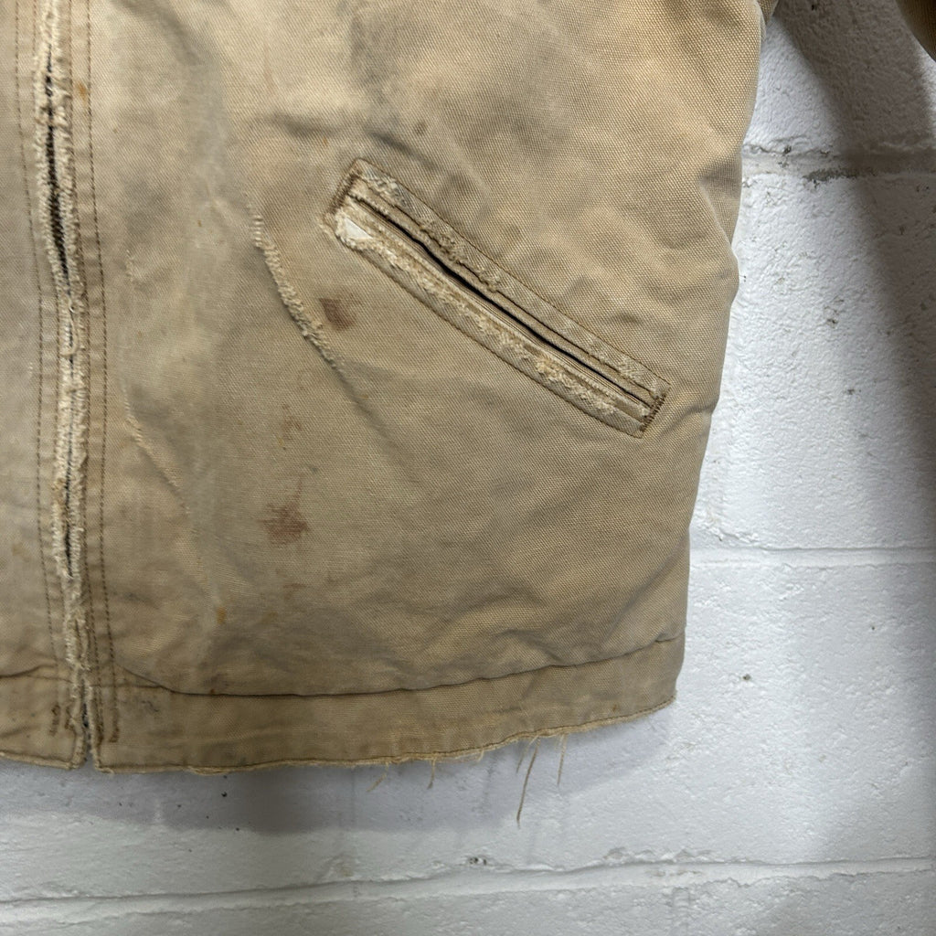 Vintage Carhartt Blanket-Lined Detroit Jacket “Brown” J01 BRN Men’s Large Worn