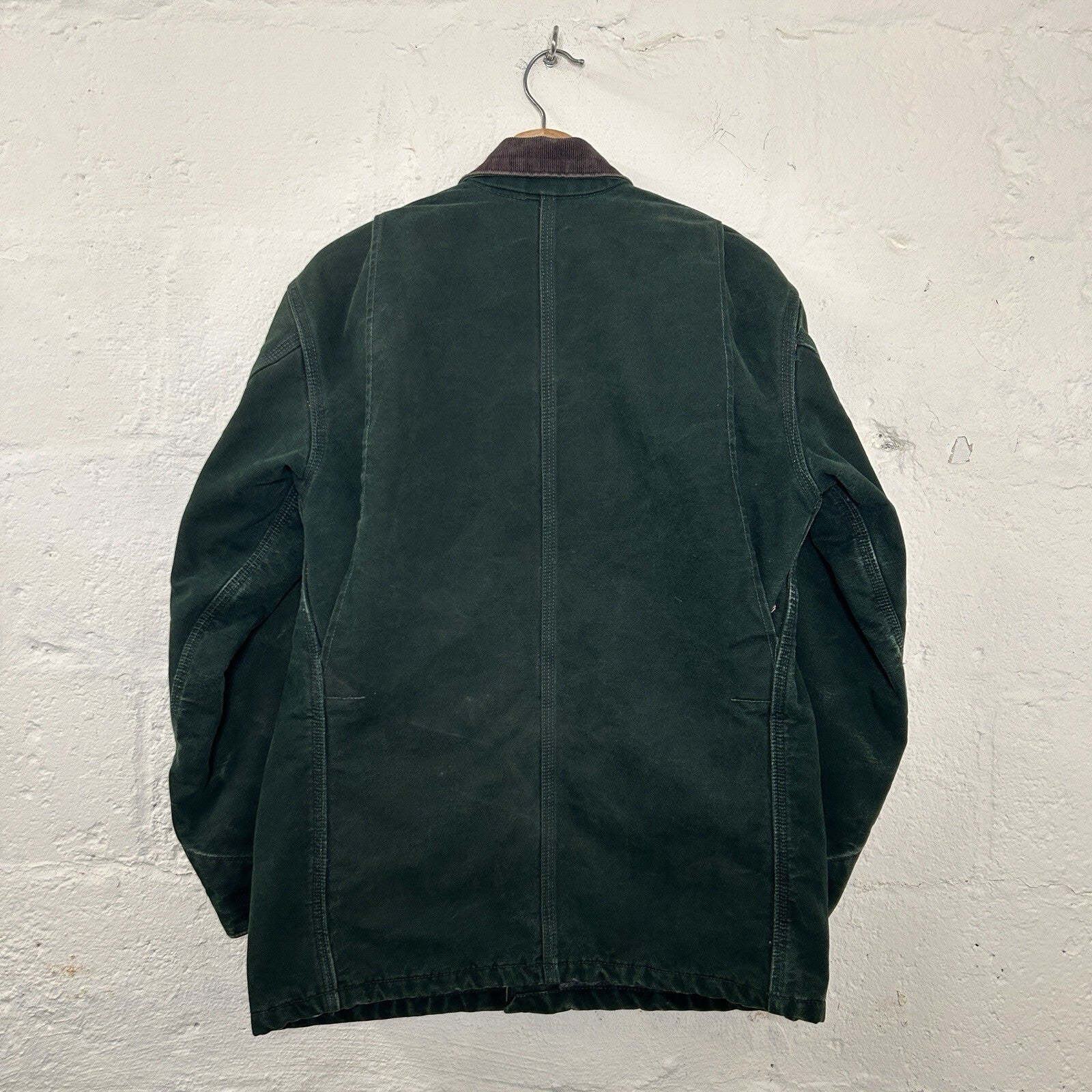 Vintage Carhartt Blanket-Lined Chore Coat “Spruce Green” C02 SPC Men’s Small