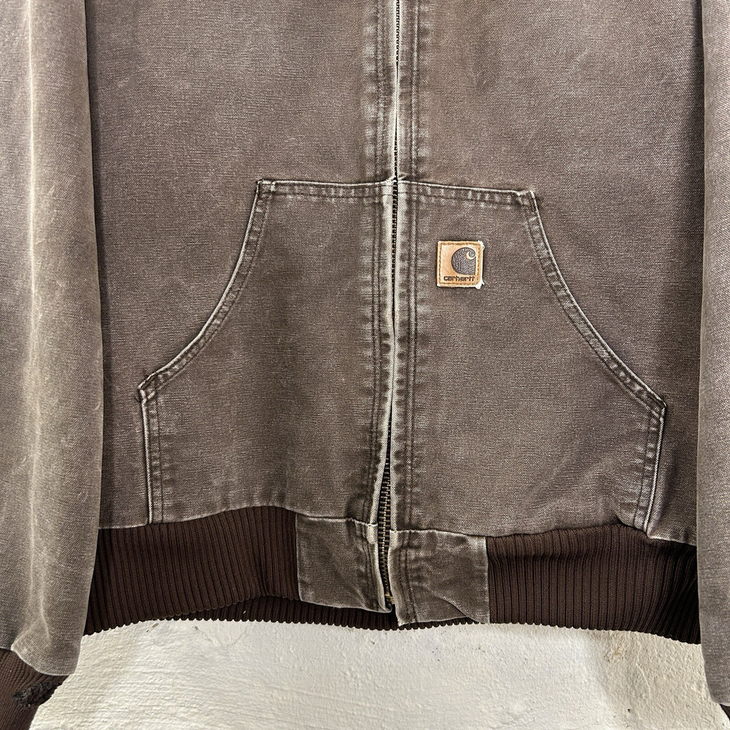 Vintage Carhartt Quilted Hooded Active Jacket “Chestnut” J130 CHT Men’s Medium