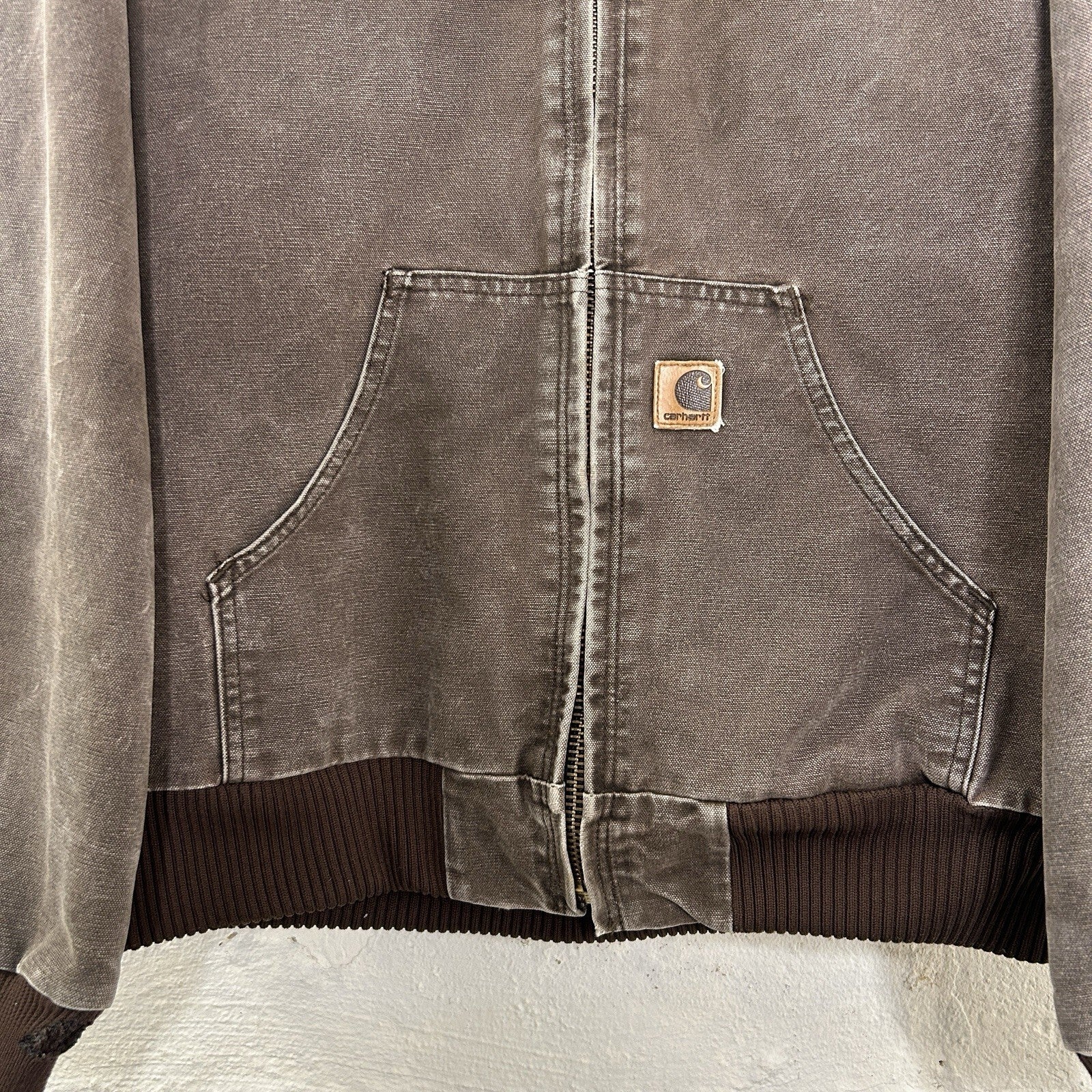 Vintage Carhartt Quilted Hooded Active Jacket “Chestnut” J130 CHT Men’s Medium