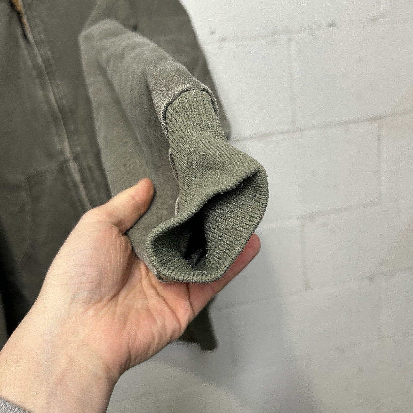 Vintage Carhartt Thermal-Lined Hooded Active Jacket “Sage” J160 SAG Men’s XL