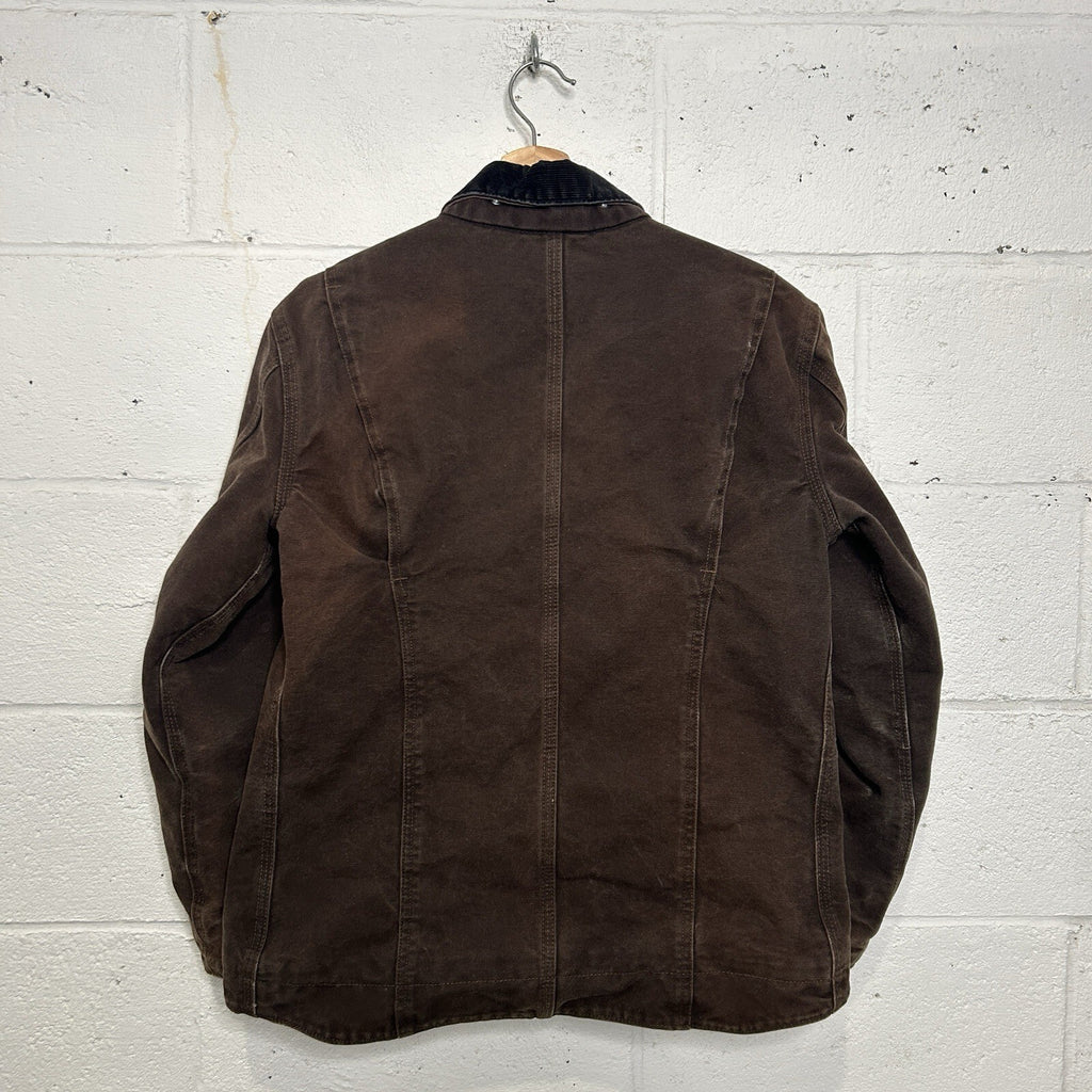 Vintage Carhartt Sherpa-Lined Ridge Coat “Dark Brown” WC061 DKB Women’s Small