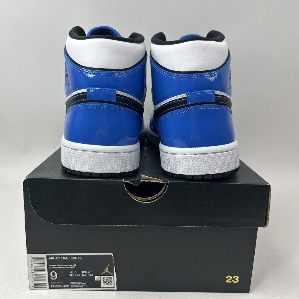 Nike Shoes Air Jordan 1 Mid Retro “Signal Blue” DD6834-402 Men’s 9 Worn