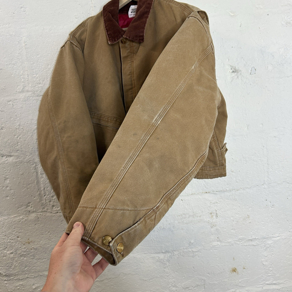 Vintage Carhartt Detroit Style Workwear Jacket “Tan” Women’s Medium/Men’s Small