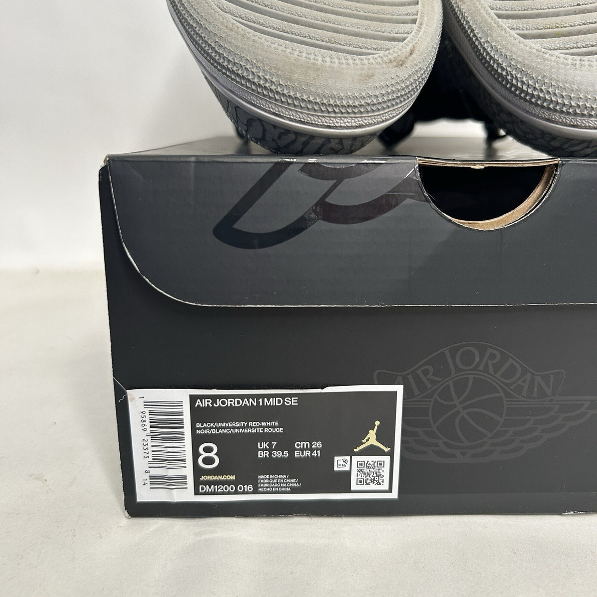 Nike Air Jordan 1 Mid Retro SE “Elephant Toe/Cement Grey”