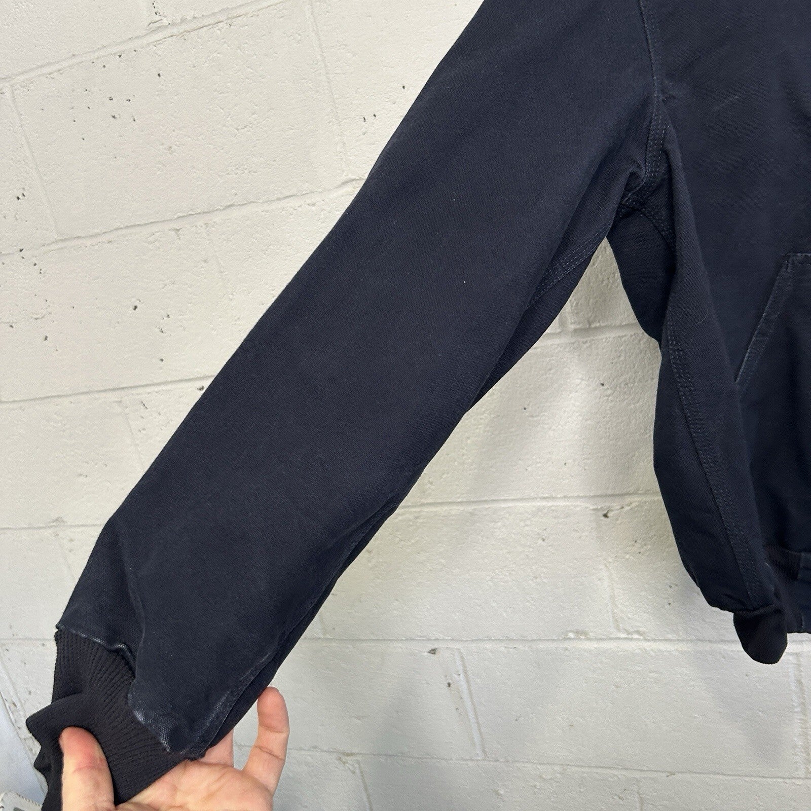 Carhartt Thermal Hooded Active Jacket “Dark Navy” Budweiser J131 DNY Men’s Small