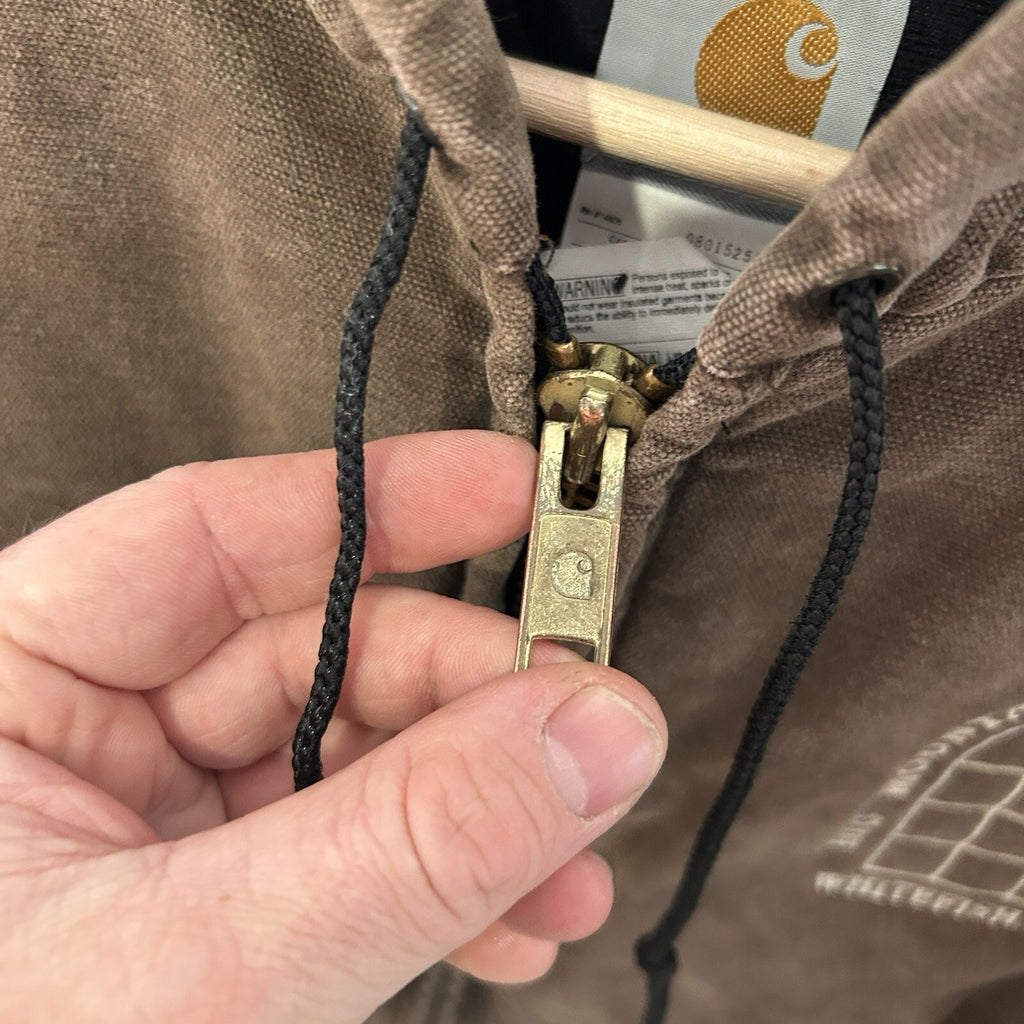Vintage Carhartt Quilted Hooded Active Jacket “Chestnut” J68 CHT Men’s X-Large
