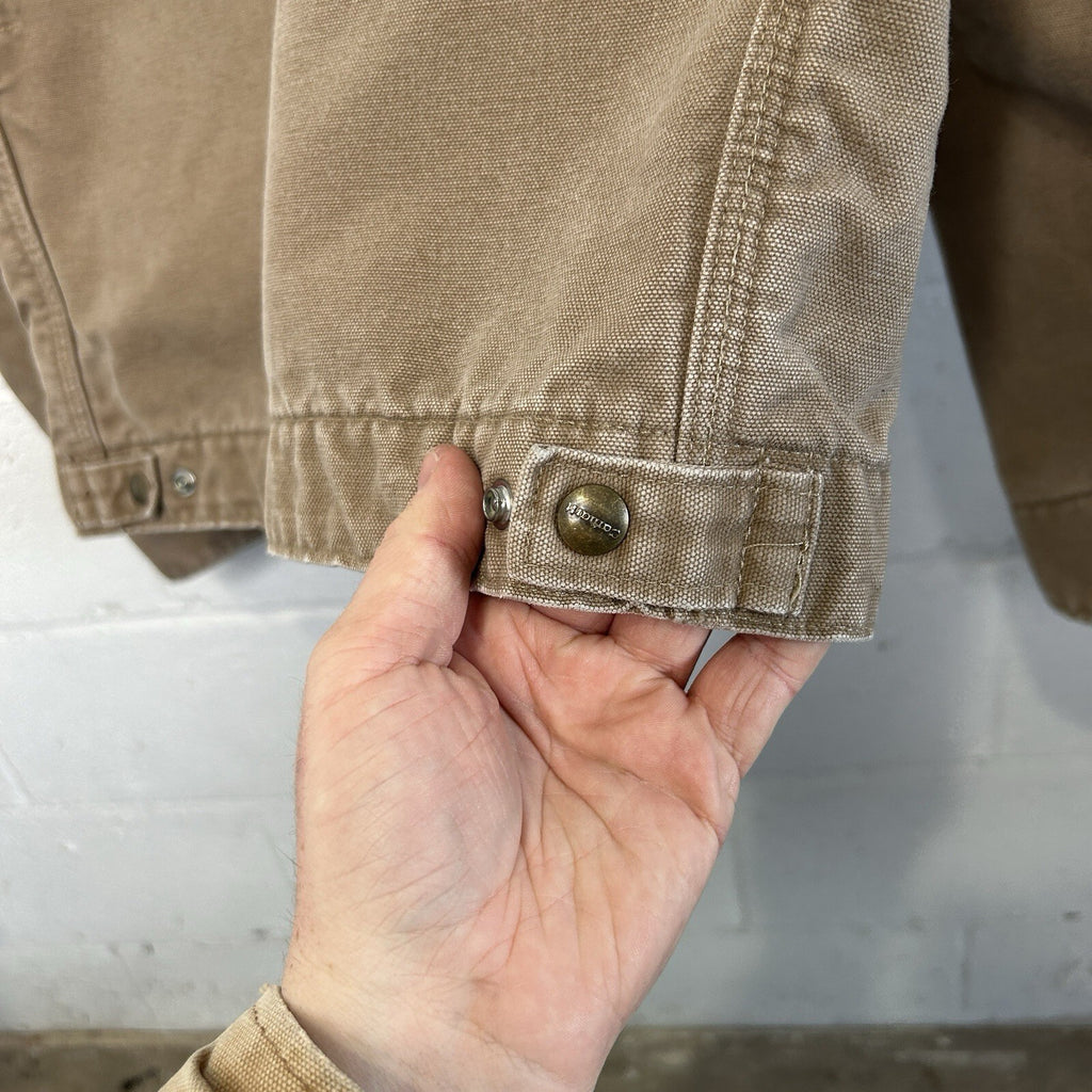 Vintage Carhartt Blanket-Lined Detroit Jacket “Saddle” J146 SDL Men’s Medium
