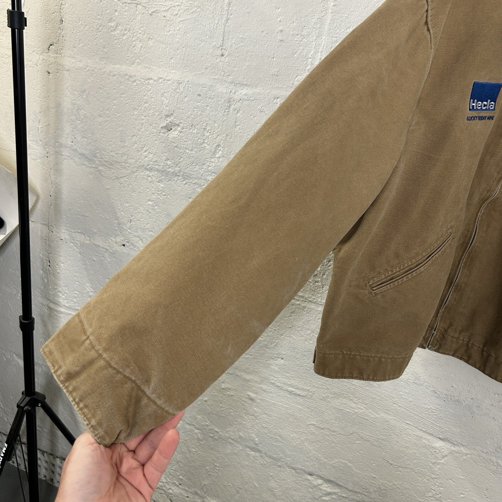 Vintage Carhartt Blanket-Lined Detroit Jacket “Camel” J97 CML Men’s X-Large