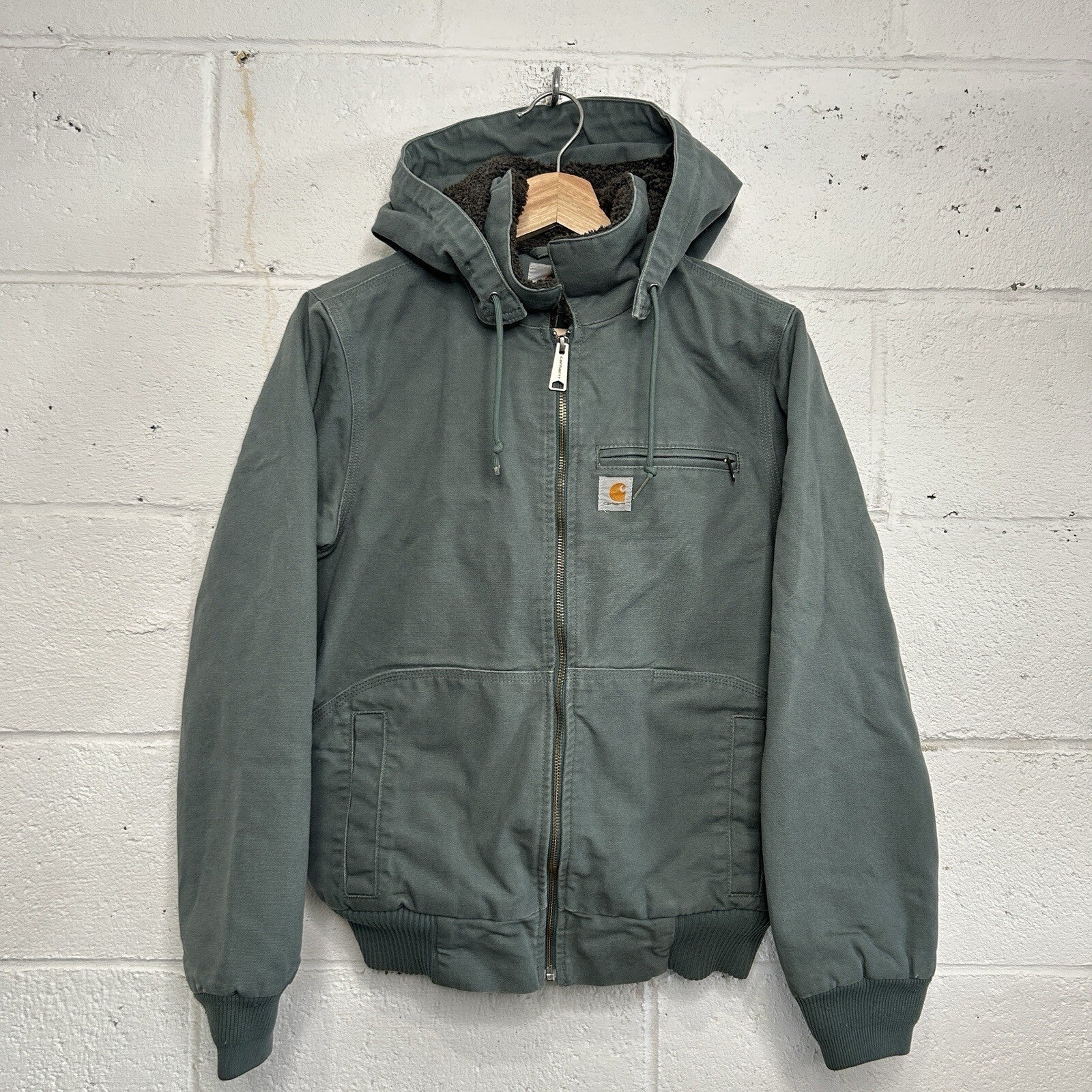 Carhartt Sherpa-Lined Wildwood Jacket “Balsam Green” 100815 G02 Women’s Small