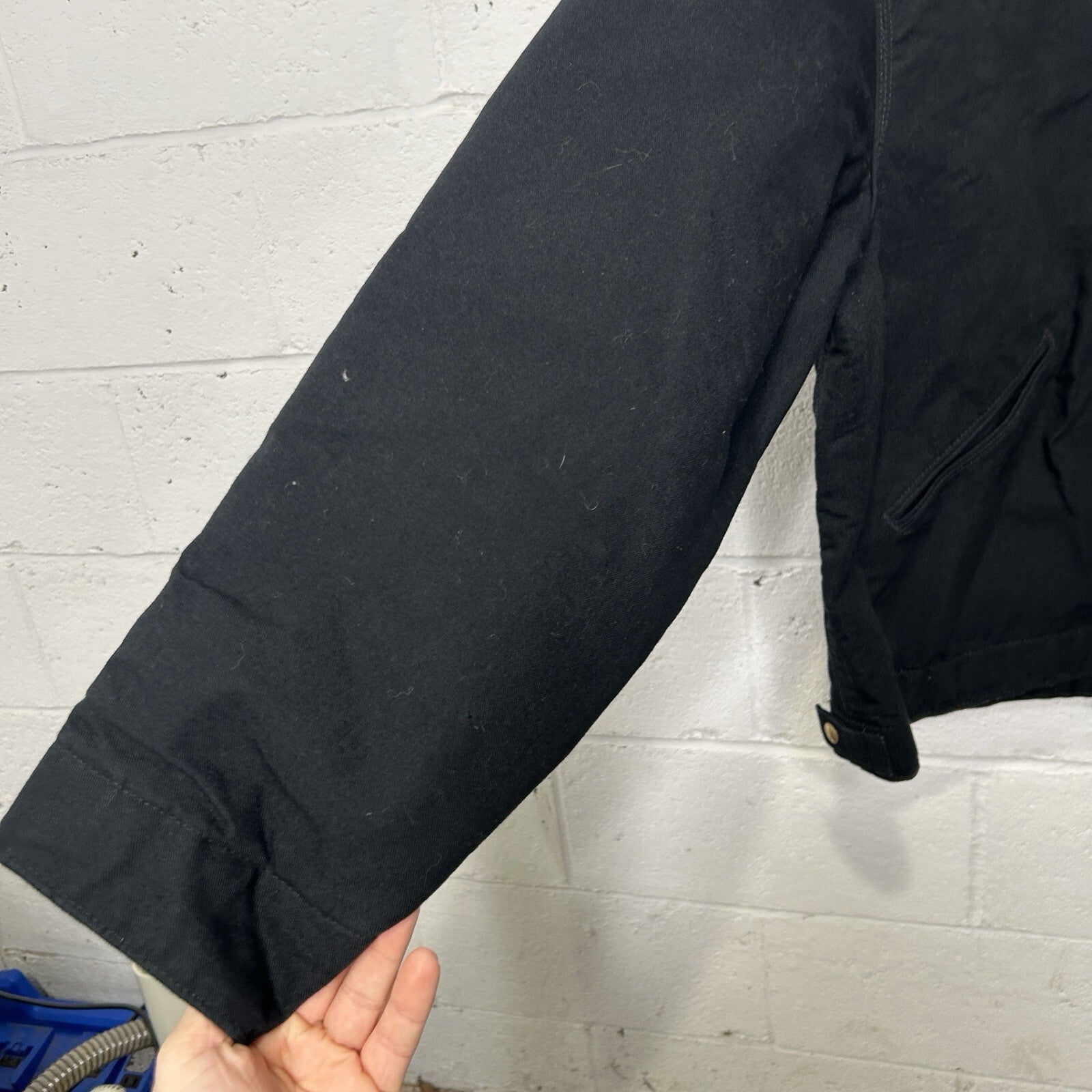 Y2K Carhartt Blanket-Lined Detroit Jacket “Black Peterbilt” J001 BLK Men’s XL
