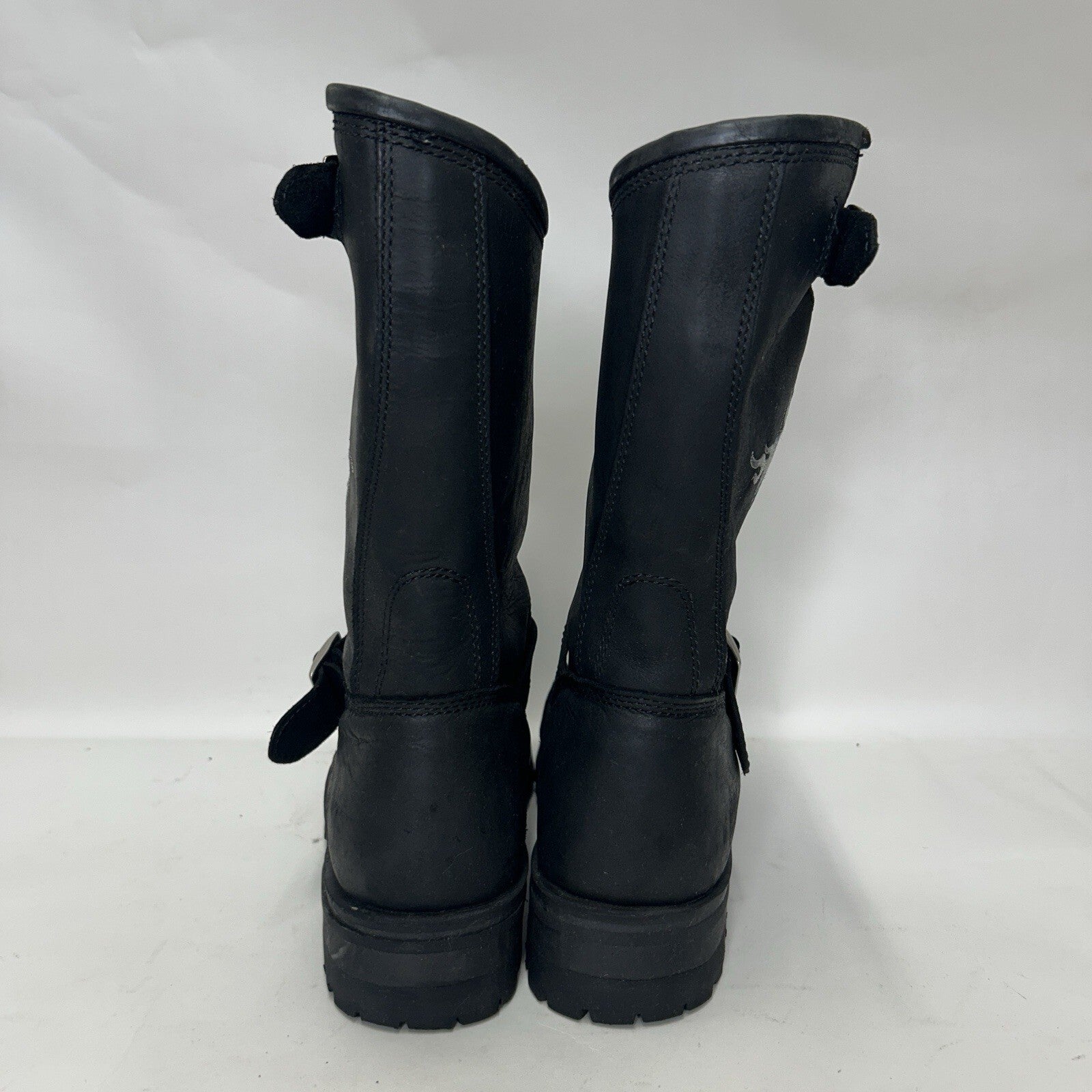 Harley Davidson Embroidered Flames Biker Engineer Boots “Black” Men’s 12