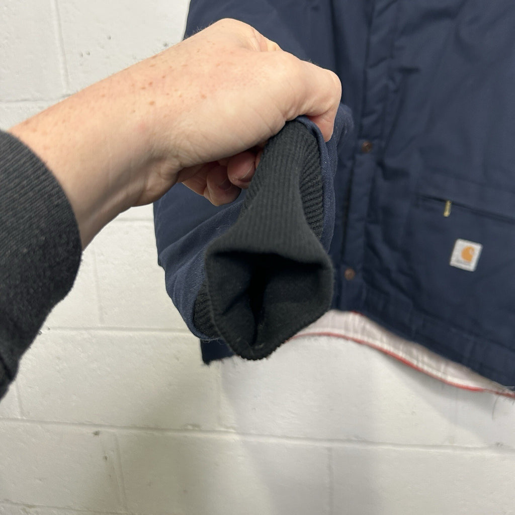 Vintage Carhartt Coverall Cropped Jacket “Navy” Detroit Style