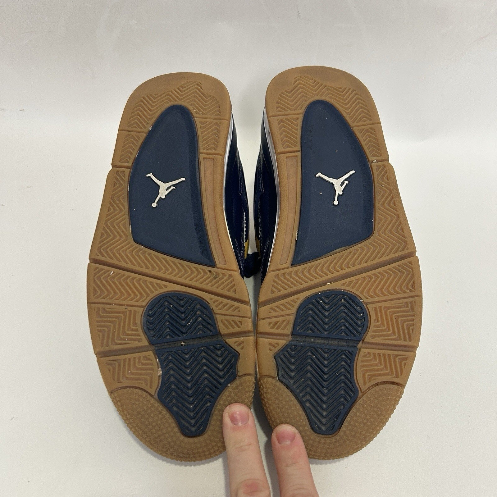 Nike Air Jordan IV 4 Retro “Dunk From Above/Navy Gold” 308497-425 Men’s 9