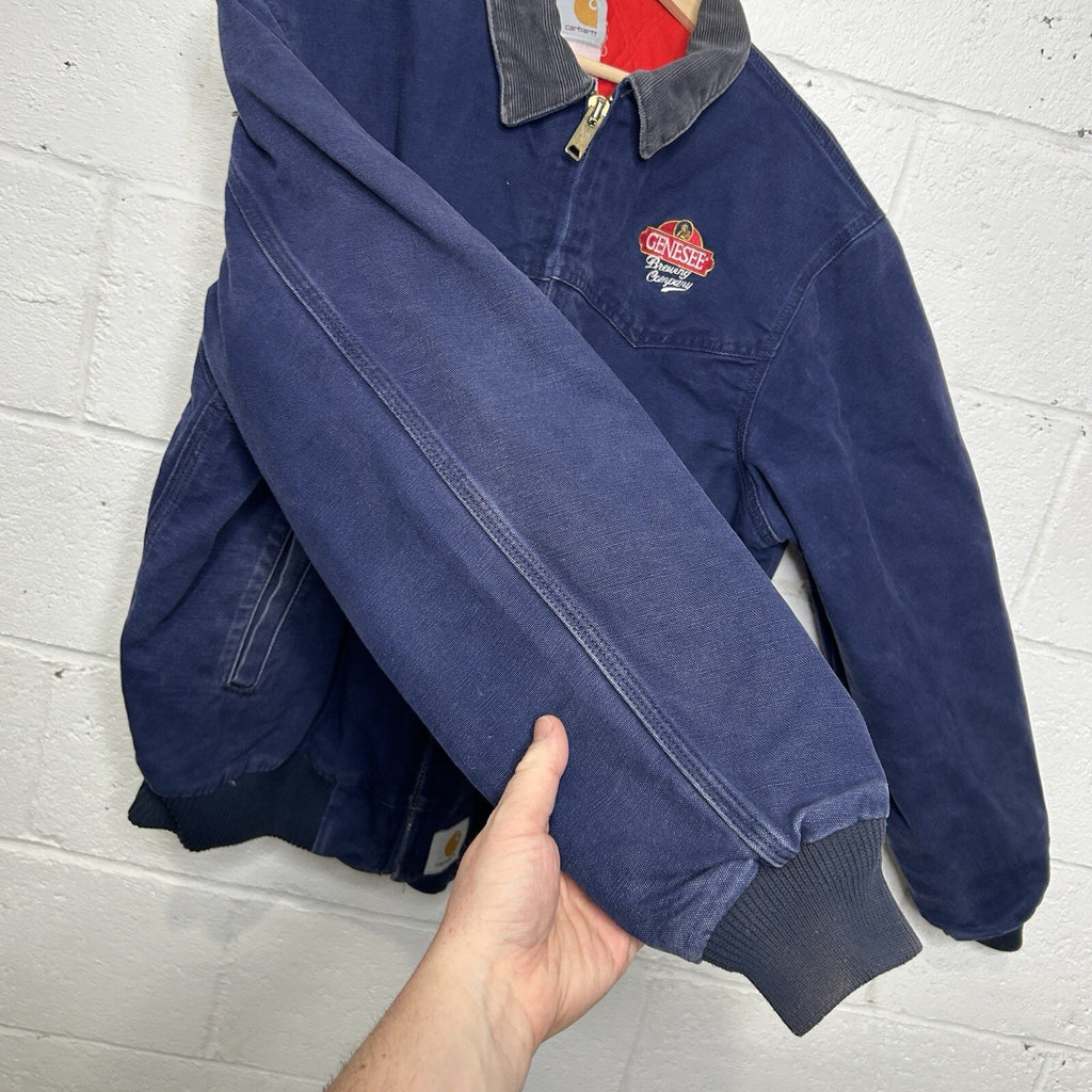 Vintage Carhartt Quilted Santa Fe Jacket “Navy” JQ2102 Men’s Large