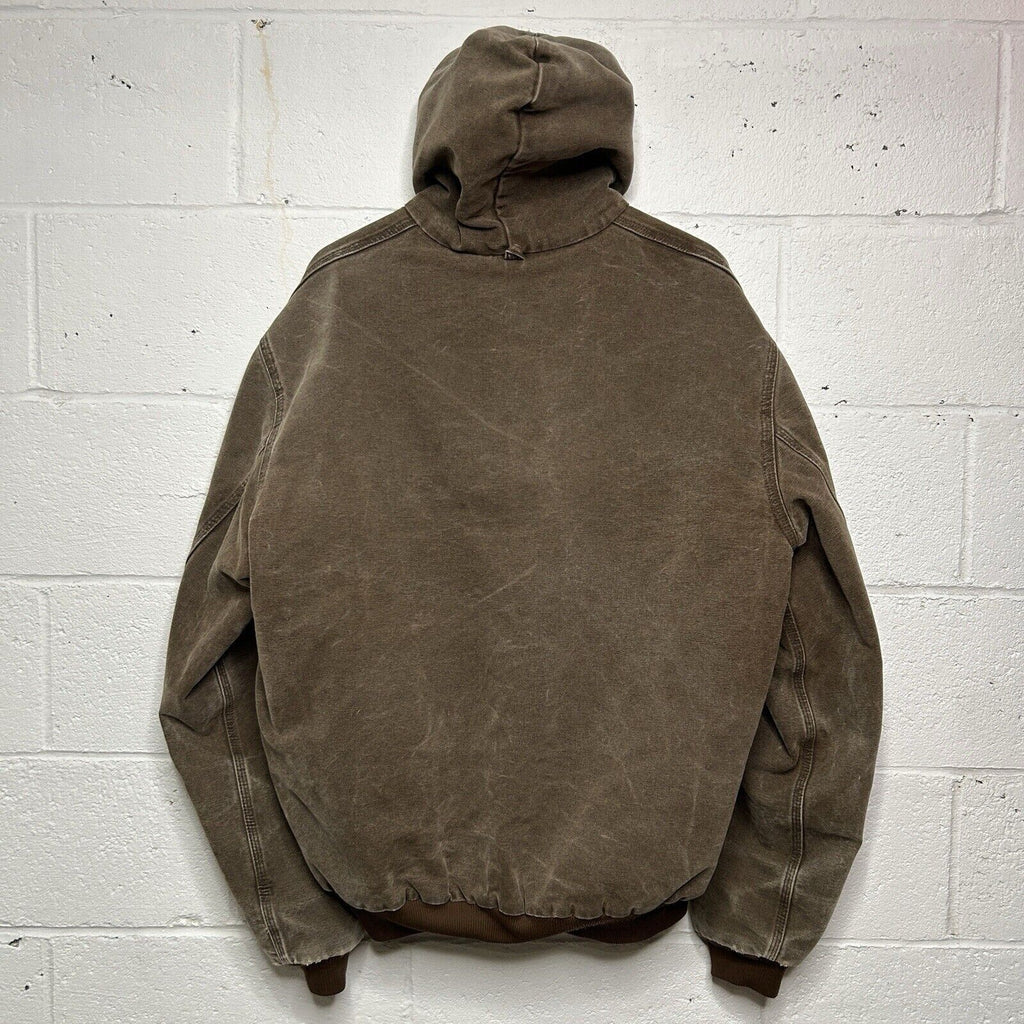 Vintage Carhartt Duck Hoodie Full-Zip Jacket “Chocolate Brown” JQ382 2024