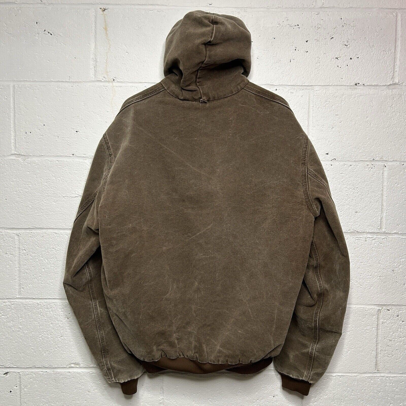 Vintage Carhartt Duck Hoodie Full-Zip Jacket “Chocolate Brown” JQ382 2024