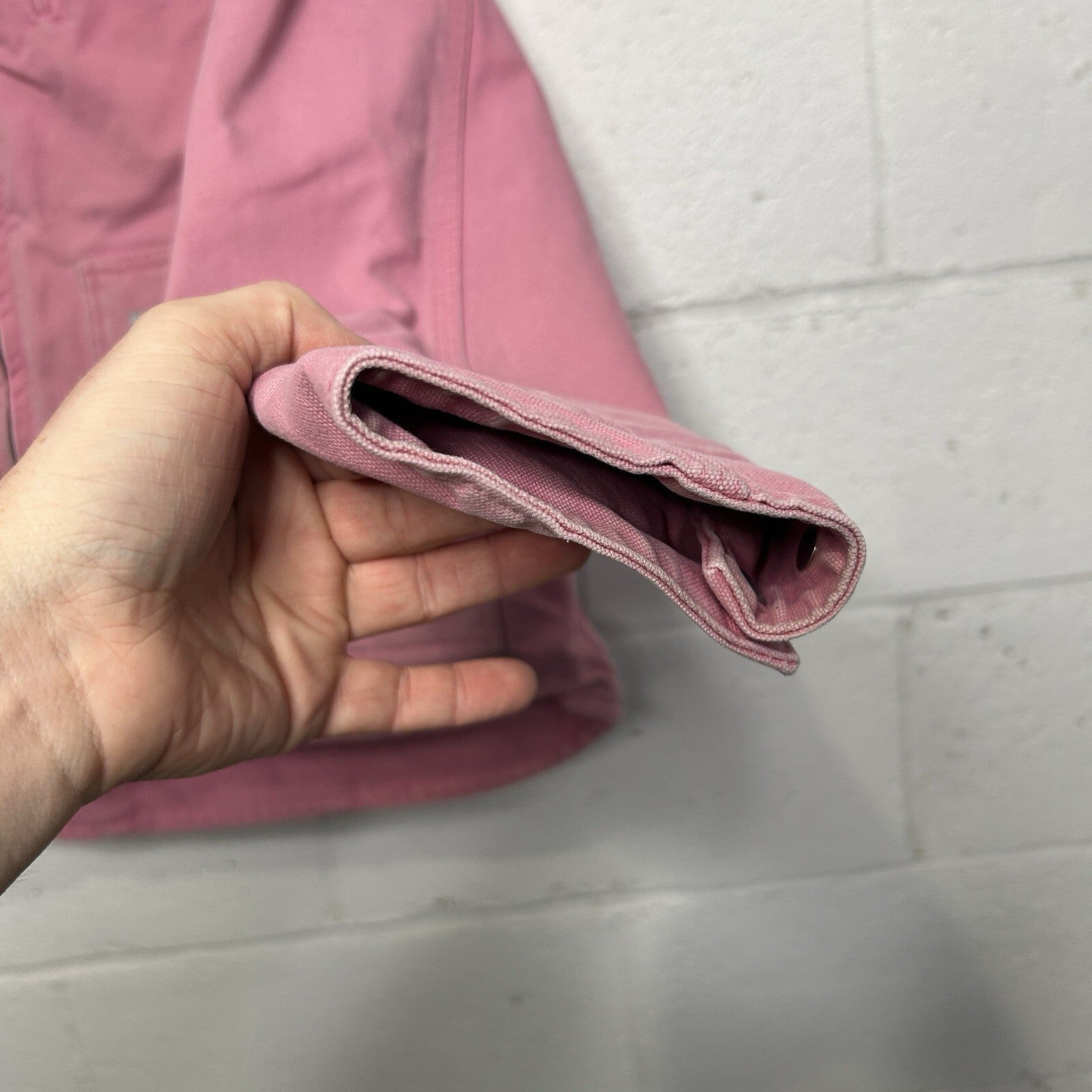 Vintage Carhartt Sherpa-Lined Canyon Jacket “Pink Rose” WJ022 PKR Women’s XL