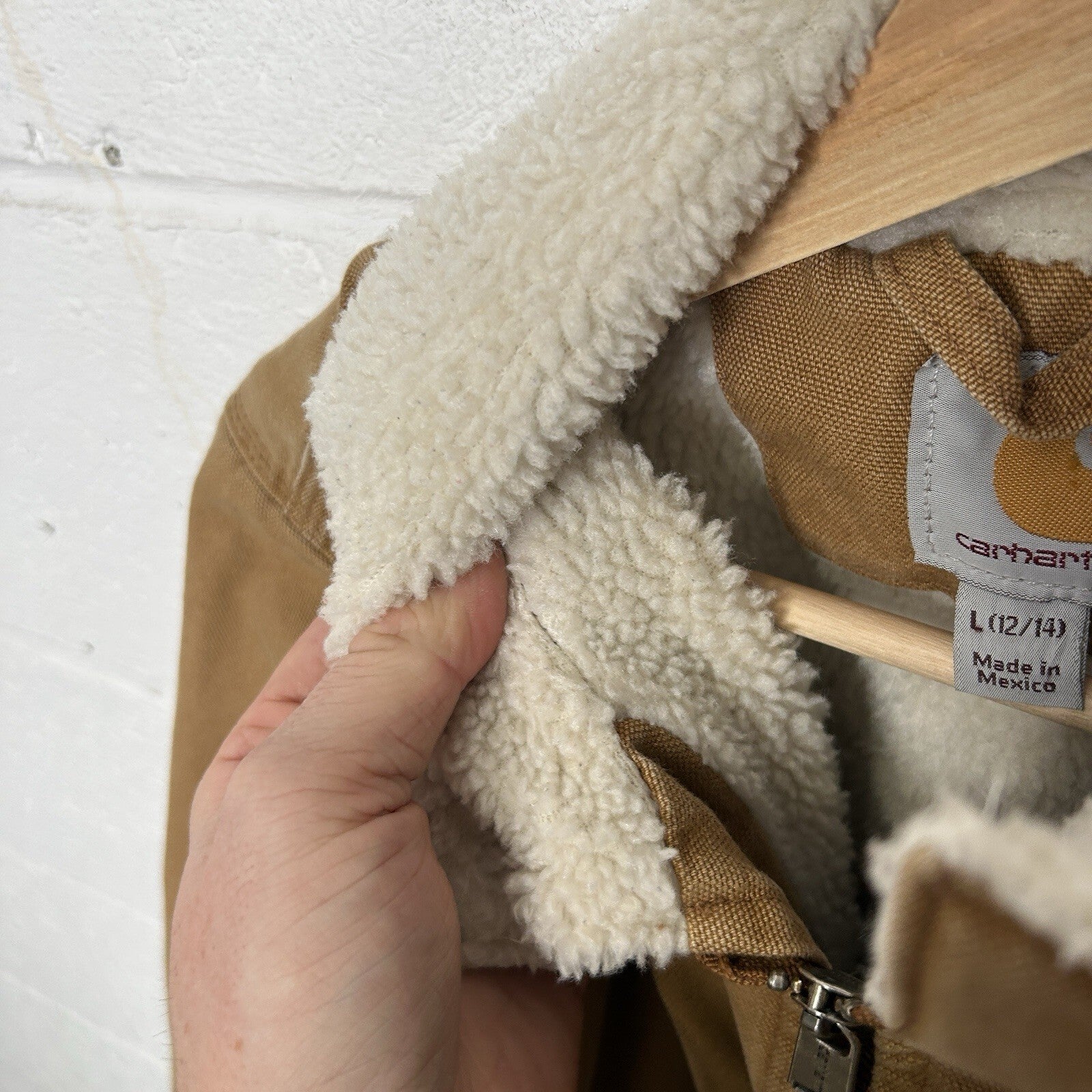 Carhartt Sherpa-Lined Wildwood Jacket “Brown” 100815-211 Women’s L