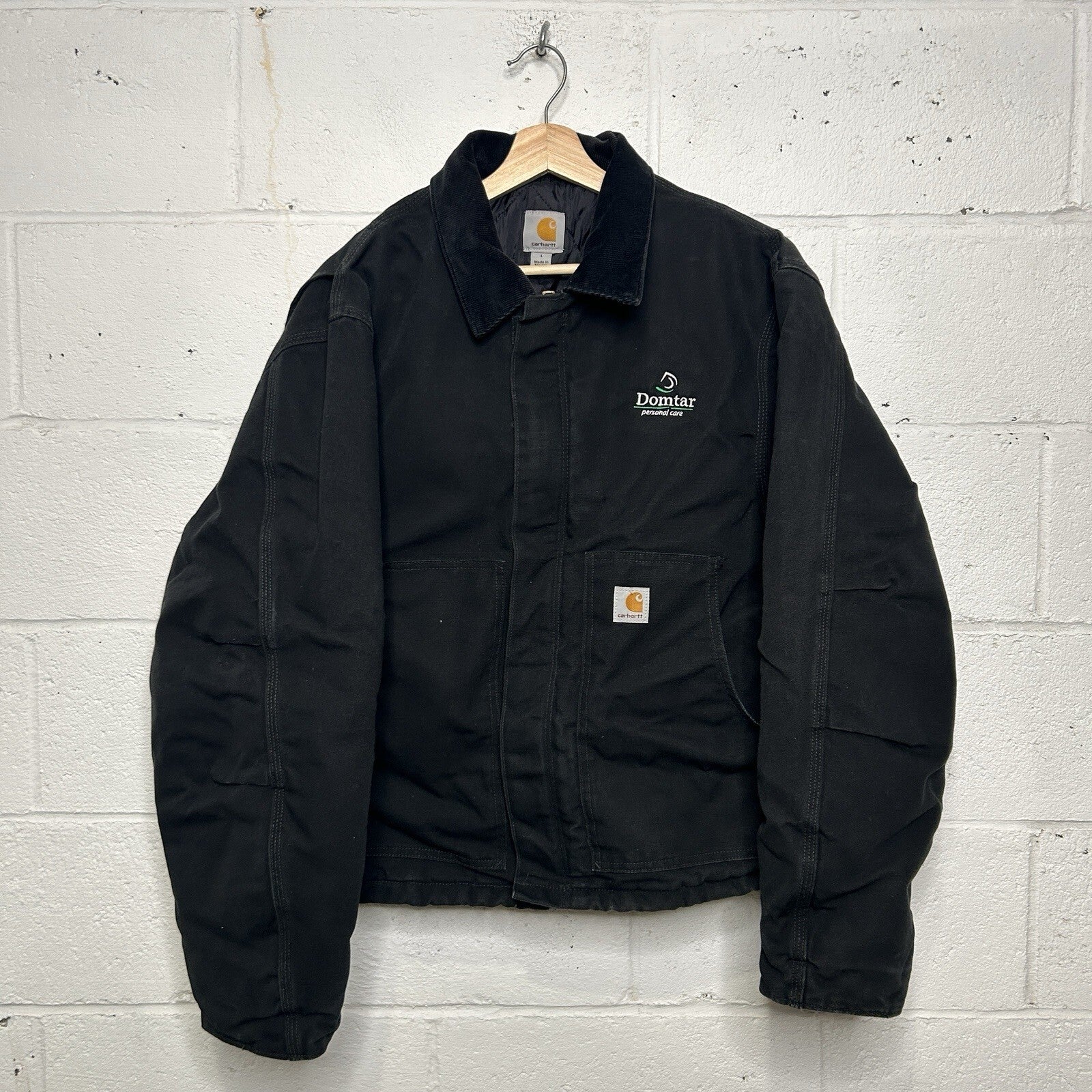 Y2K Carhartt Quilt-Lined Artic Jacket “Black” J002 BLK Men’s Large