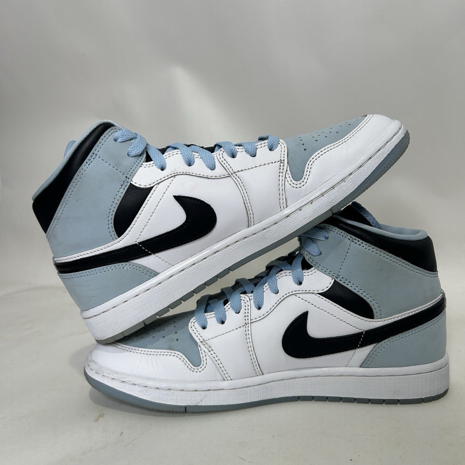 Nike Air Jordan 1 Retro Mid SE "Ice Blue" DV1308-104 Men’s 9 Worn
