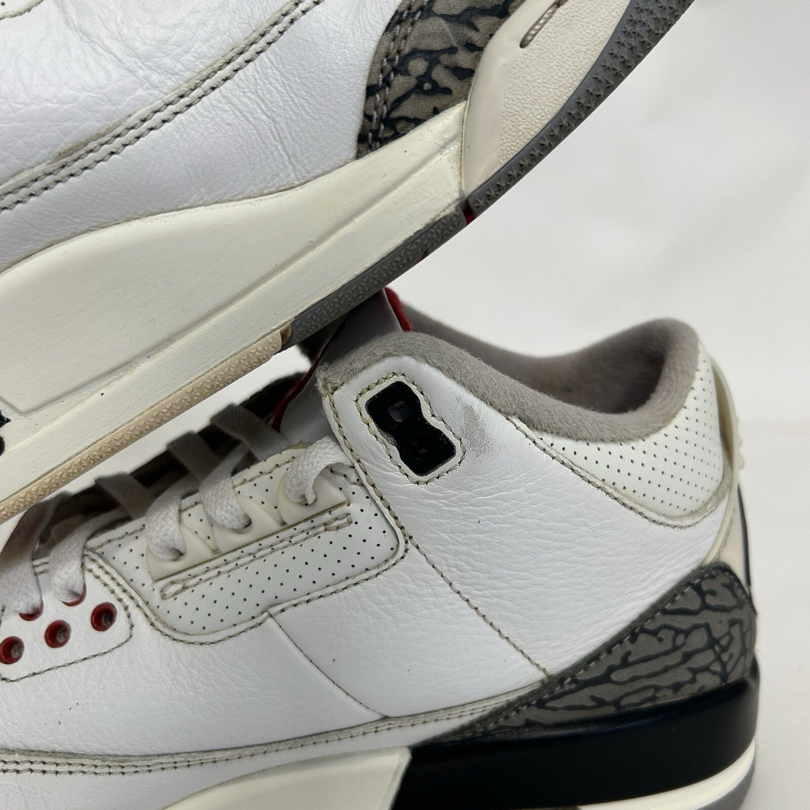 Nike Air Jordan 3 Retro OG Reimagined “White Cement” DN3707-100 Men’s 8 Worn