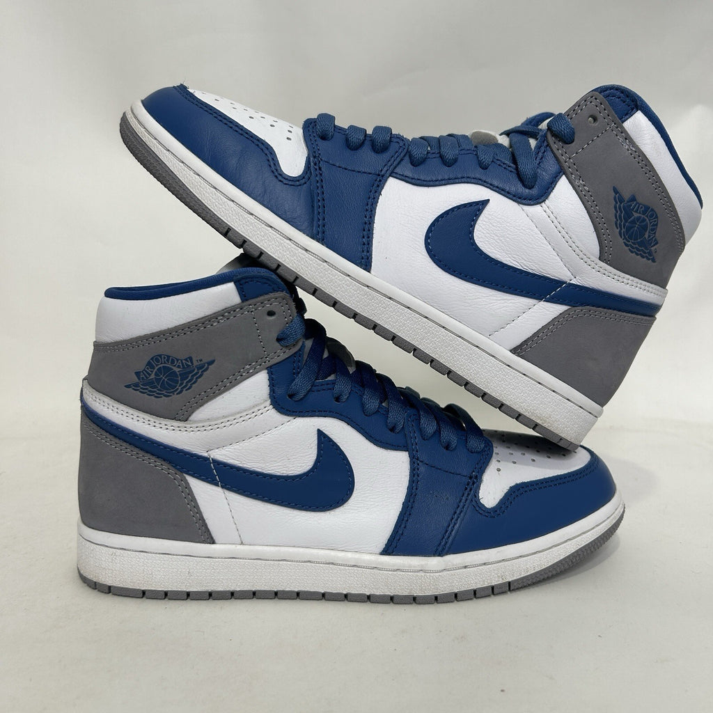 Nike Air Jordan 1 High Retro OG “True Blue White” Sneakers DZ5485-410 Men's 8