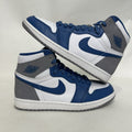 Nike Air Jordan 1 High Retro OG “True Blue White” Sneakers DZ5485-410 Men's 8