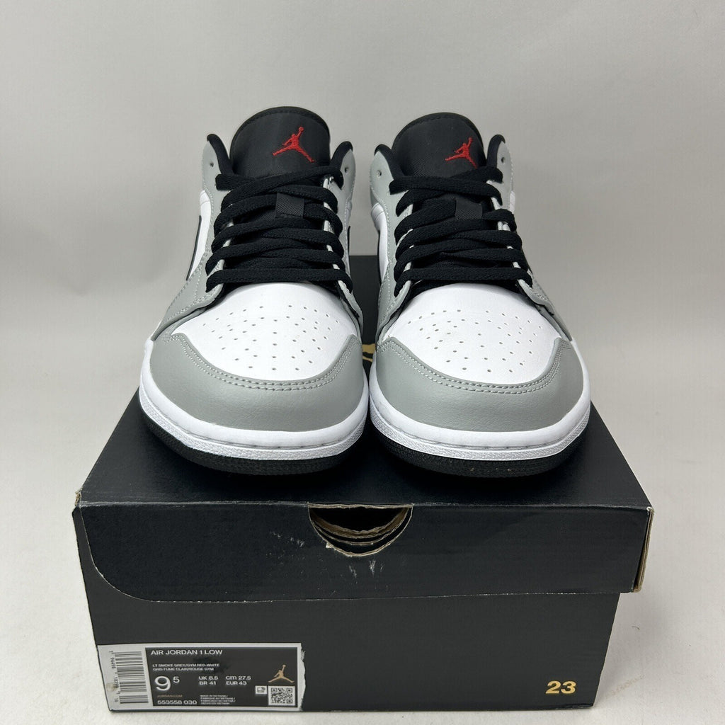 Nike Air Jordan 1 Low Retro “Light Smoke Grey” 553558-030 Men’s 9.5 New