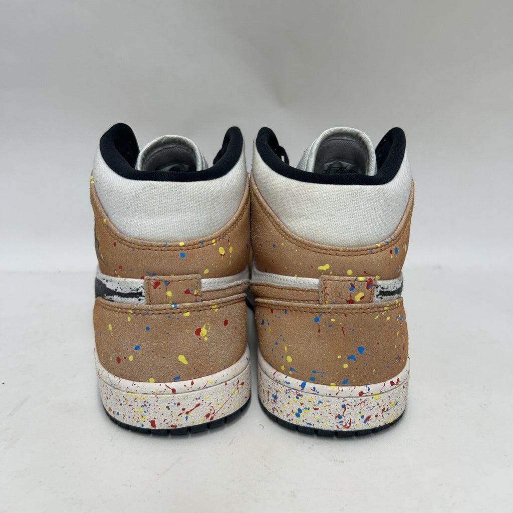 Nike Air Jordan 1 Retro SE Mid “Brushstroke/Paint Splatter” DA8005-100 Men’s 11
