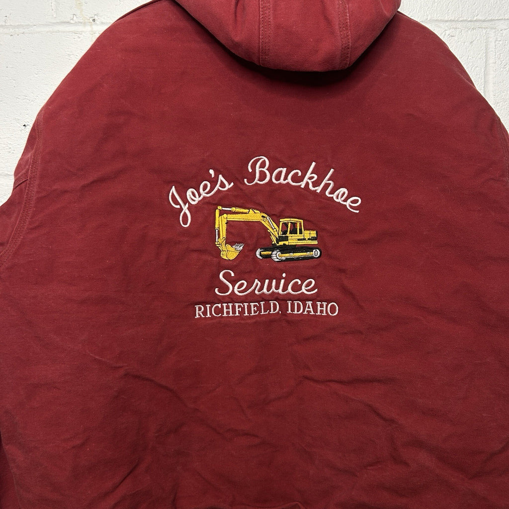 Vintage Carhartt Quilted Active Jacket “Dark Red” J140 DKR Men’s X-Large Worn
