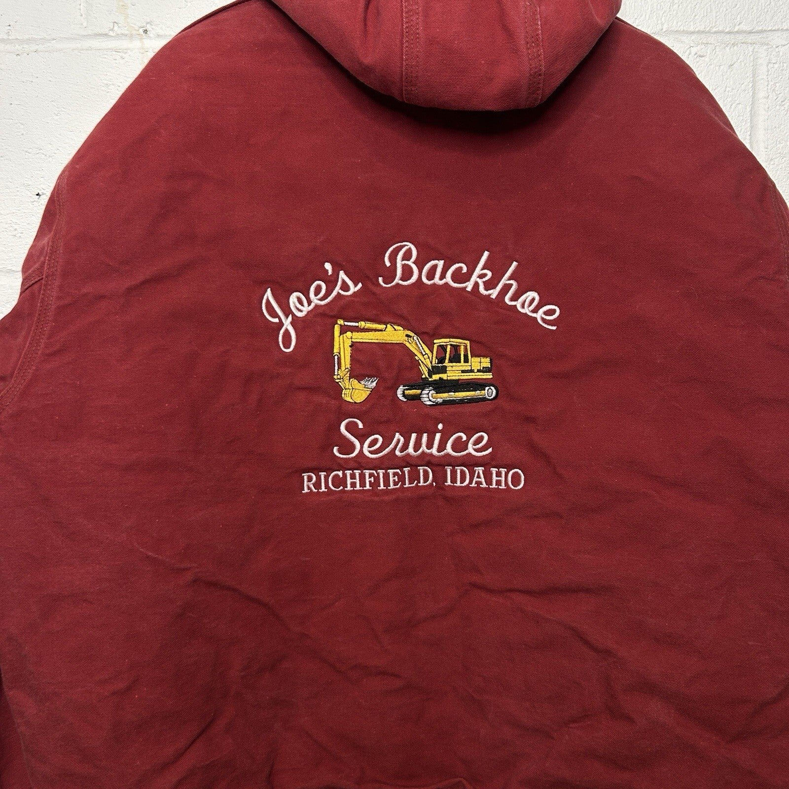 Vintage Carhartt Quilted Active Jacket “Dark Red” J140 DKR Men’s X-Large Worn