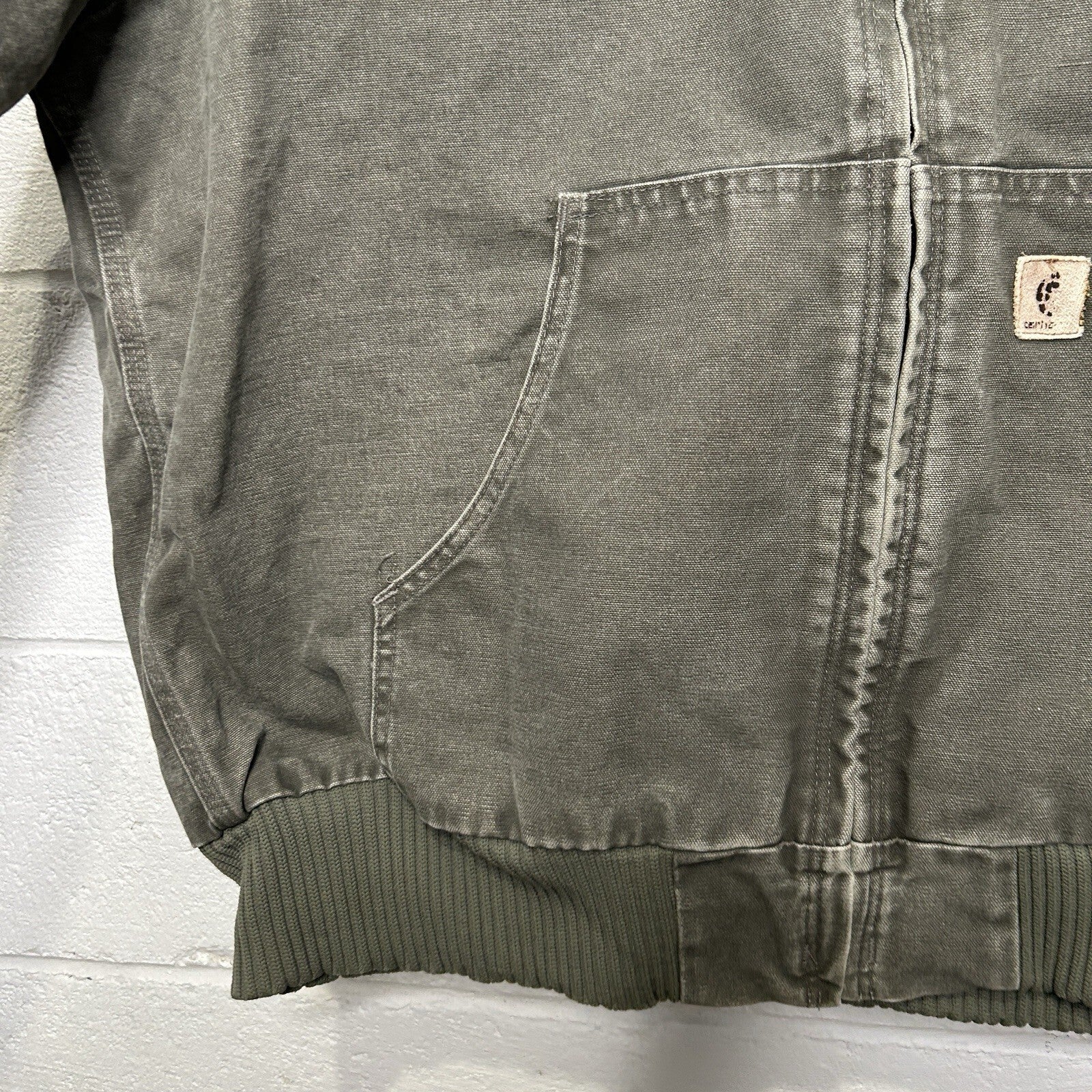 Vintage Carhartt Thermal-Lined Hooded Active Jacket “Sage” J160 SAG Men’s XL