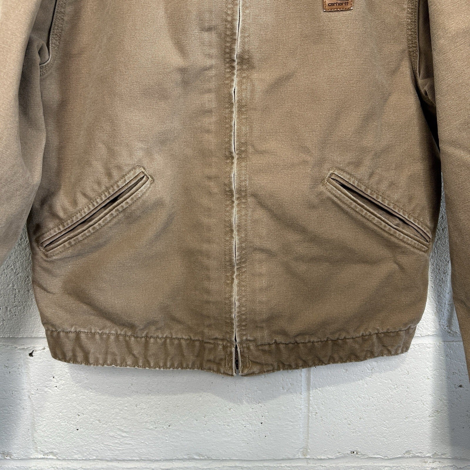 Vintage Carhartt Blanket-Lined Detroit Jacket “Saddle” J146 SDL Men’s Medium