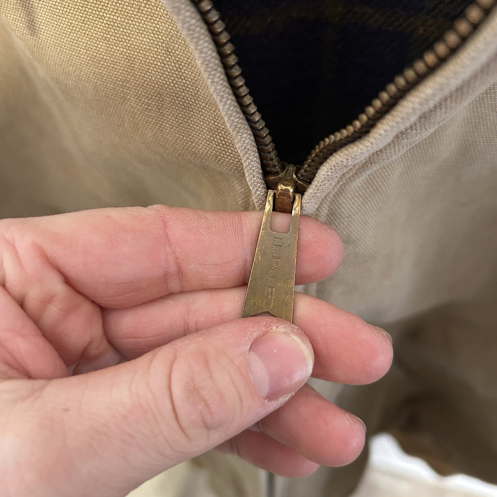 Vintage Carhartt Flannel-Lined Hooded Active Jacket “Brown” J05 BRN Men’s XL