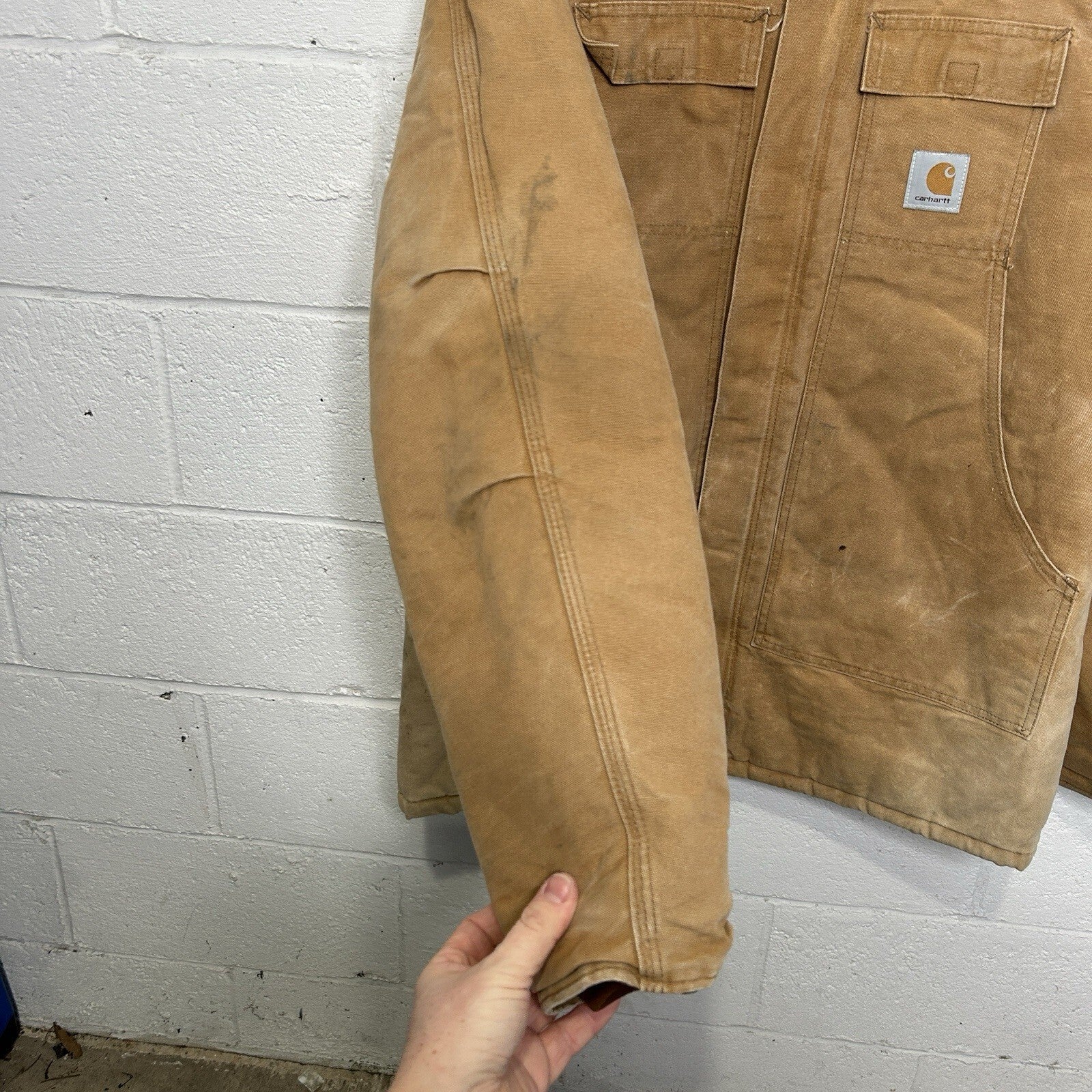 Vintage Carhartt Quilted Artic Jacket “Brown” CQ186 Men’s X-Large
