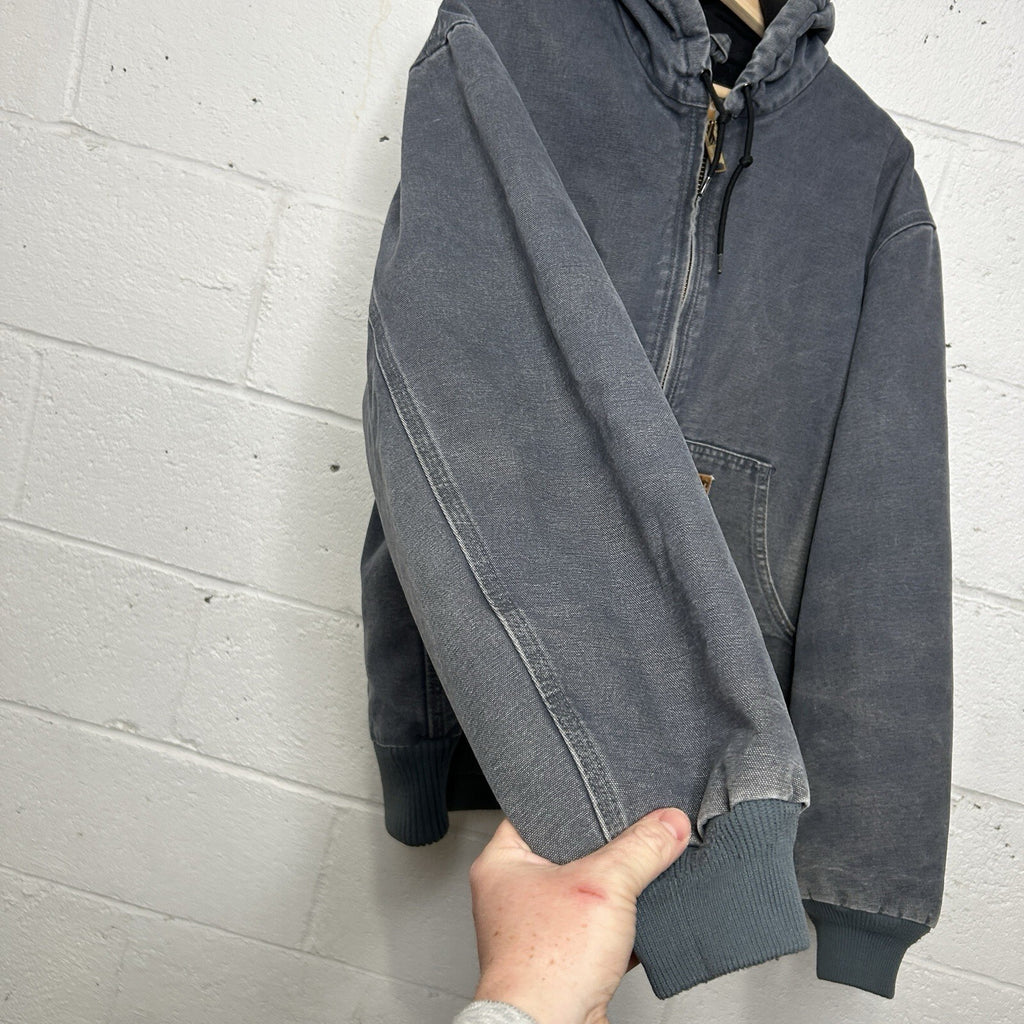 Y2K Carhartt Quilted Sandstone Active Jacket “Storm Blue” J130 STM Men’s Large