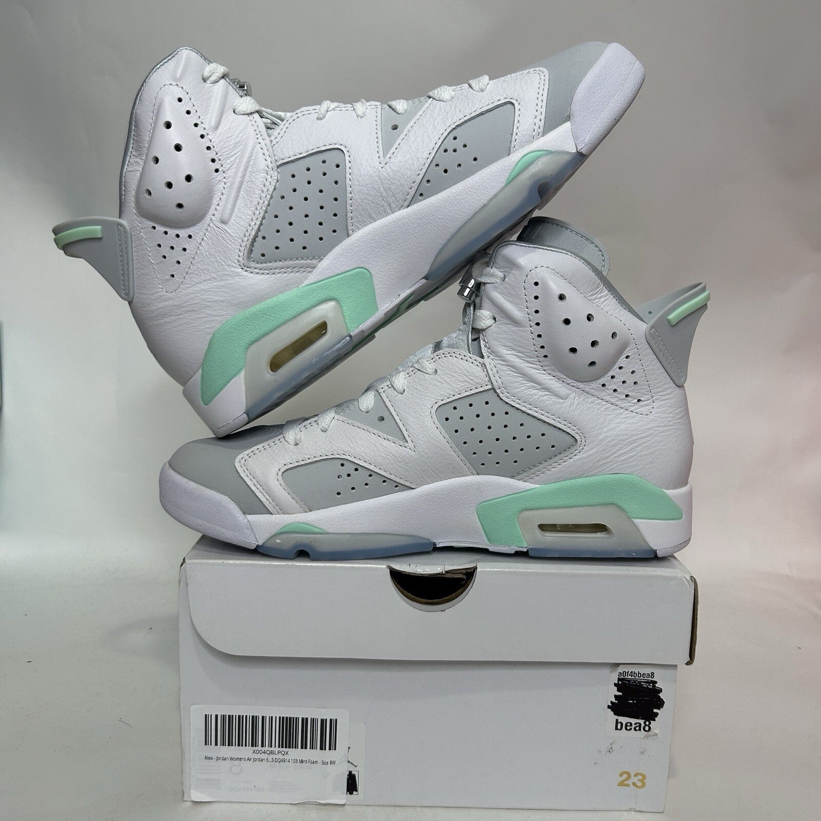 Nike Air Jordan 6 Retro WMNS “Mint Foam” DQ4914-103 Women’s 8 New