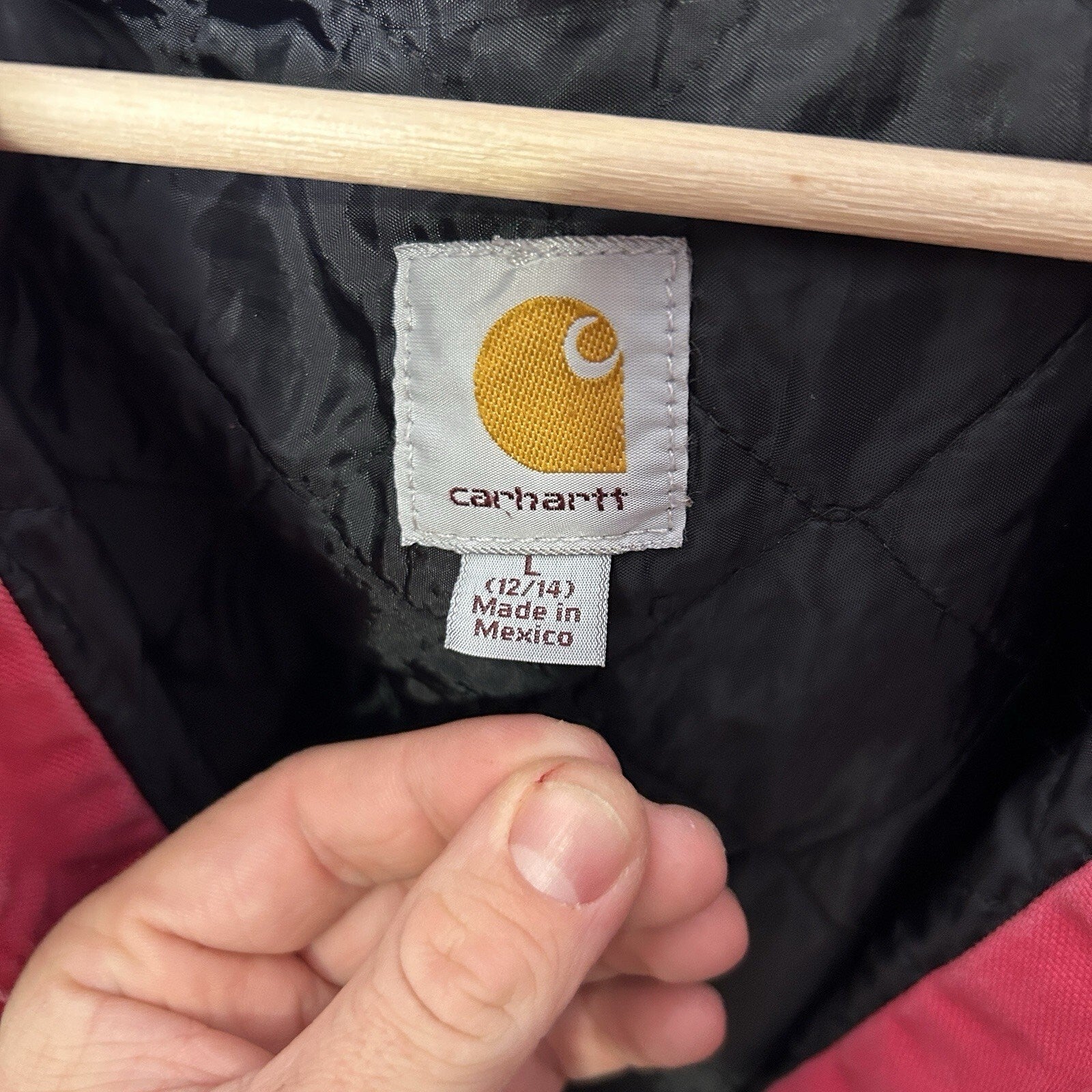 Y2K Carhartt Quilt-Lined Active Jacket “Crabapple” 100461-658 Women’s Large