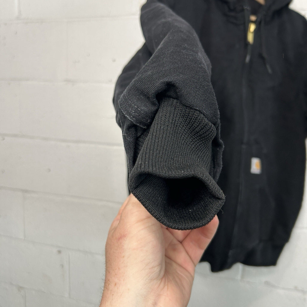 Vintage Carhartt Quilted Hooded Active Jacket “Black” J140 BLK