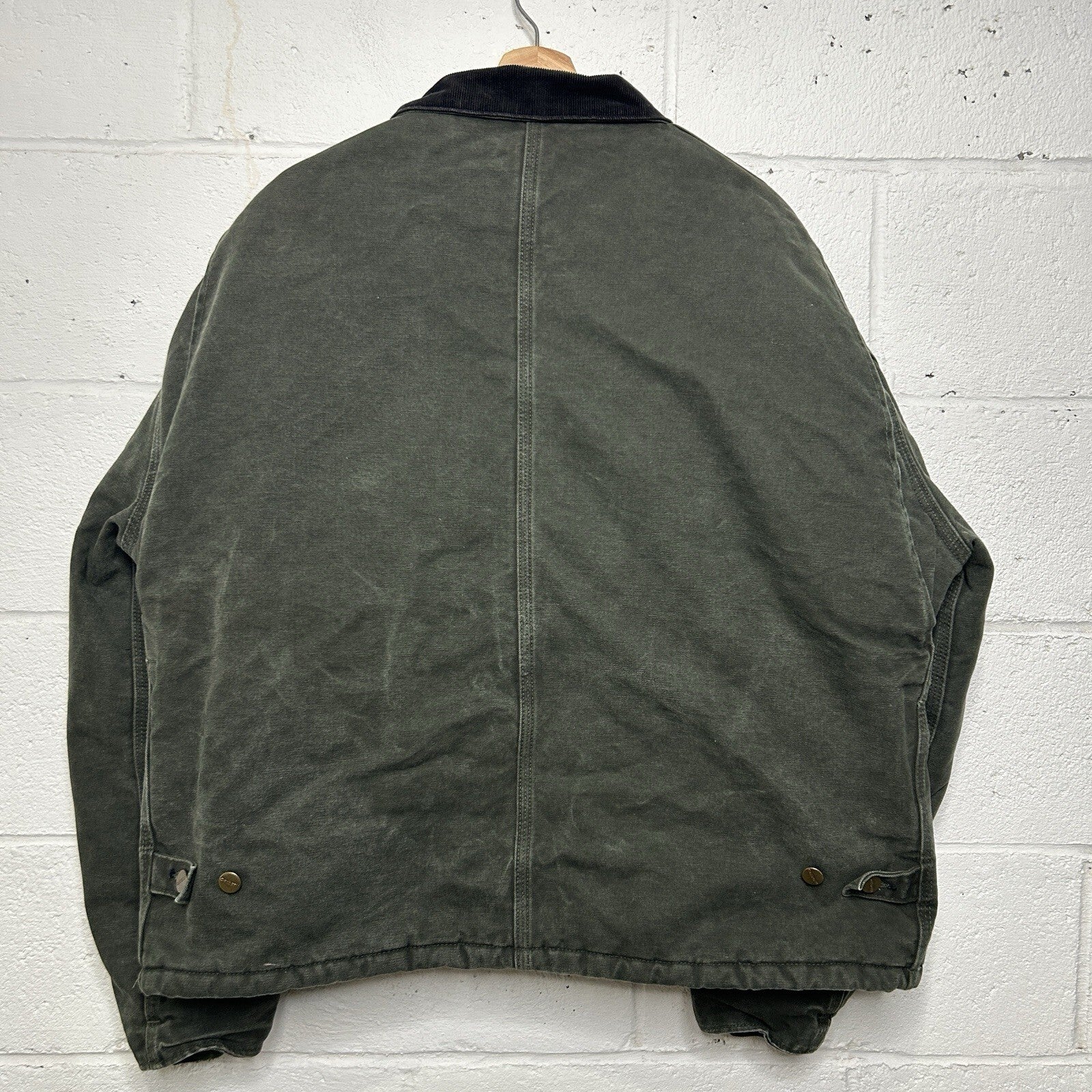 Vintage Carhartt Quilted Traditional Artic Jacket “Moss Green” J22 MOS Men’s XL