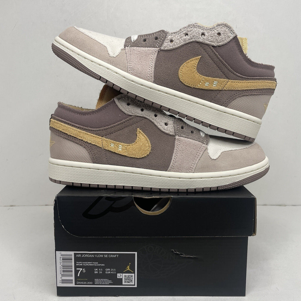 Nike Air Jordan 1 Low SE Craft “Taupe Haze” DN1635-200 Men’s 7.5/9W - Brand New