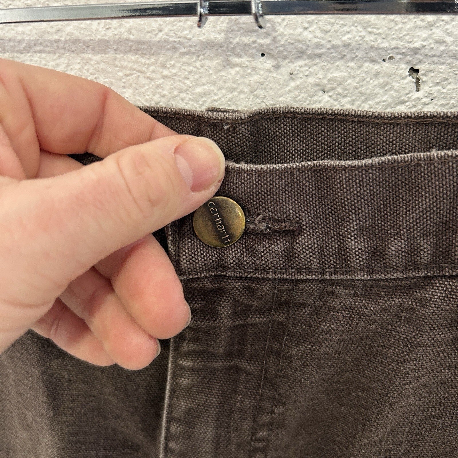 Vintage Carhartt DoubleKnee Dungaree Pants “Dark Brown”
