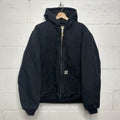 Vintage Carhartt Quilted Hooded Active Jacket “Black” J140 BLK Men’s Medium