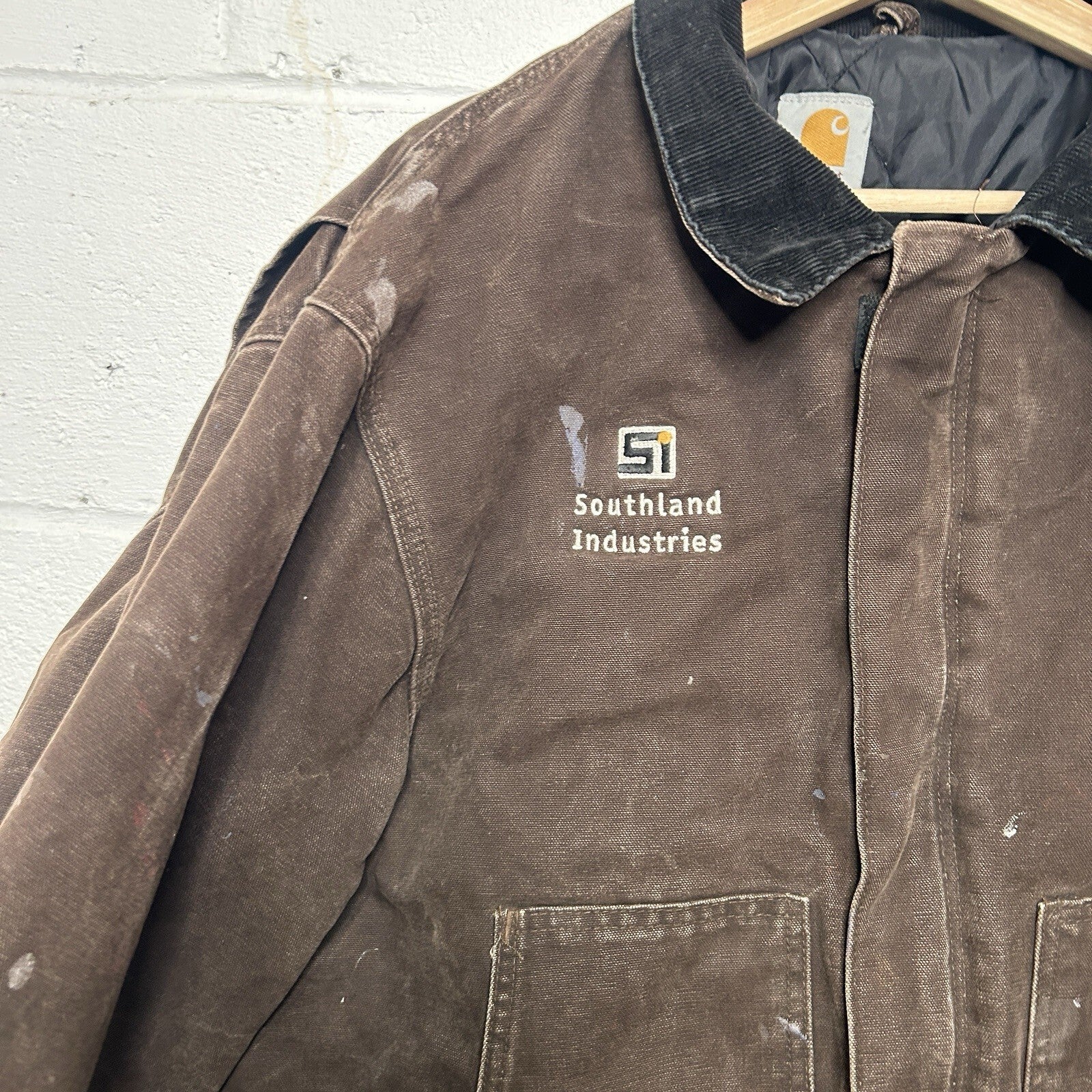 Vintage Carhartt Quilted Traditional Jacket “Dark Brown” J22 DKB Men’s X-Large