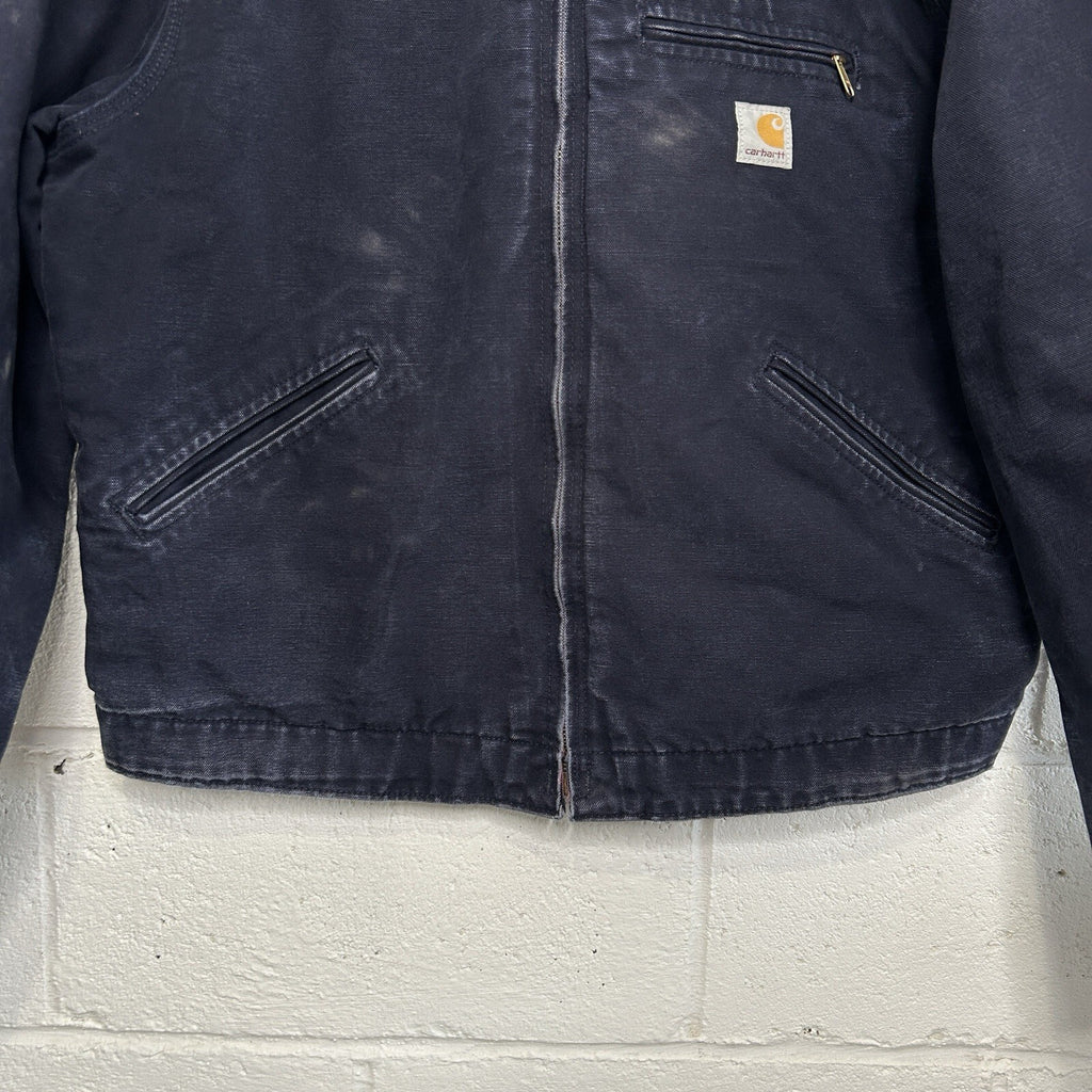 Vintage Carhartt Blanket-Lined Detroit Jacket “Dark Navy” J01 DNY Men’s 42/Large
